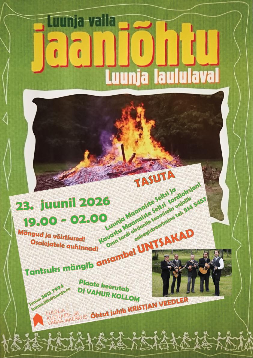 Luunja jaaniõhtu 2026