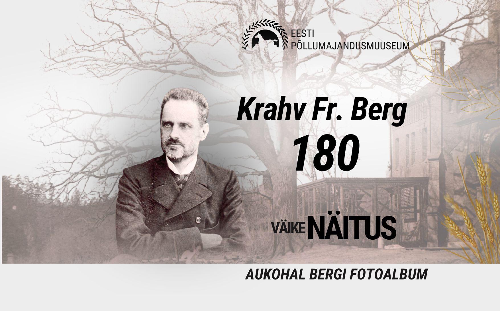 Väikenäitus “Krahv Fr. Berg 180 ja tema fotoalbum”