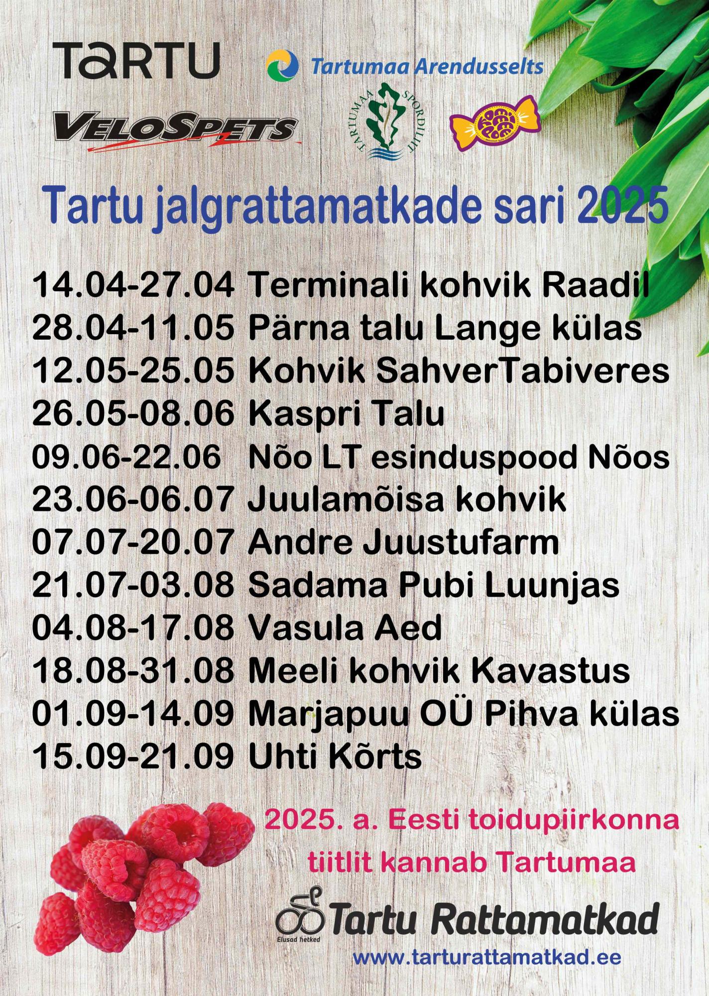 Rattamatk Andre Juustufarmi juurde