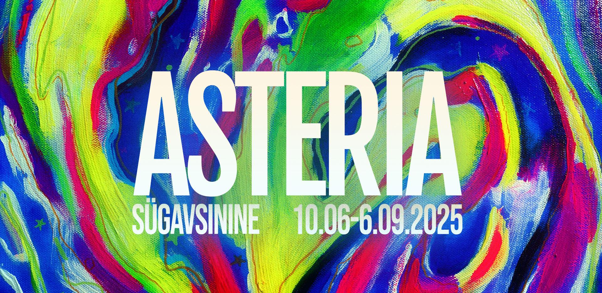 Asteria maalinäitus „Sügavsinine“