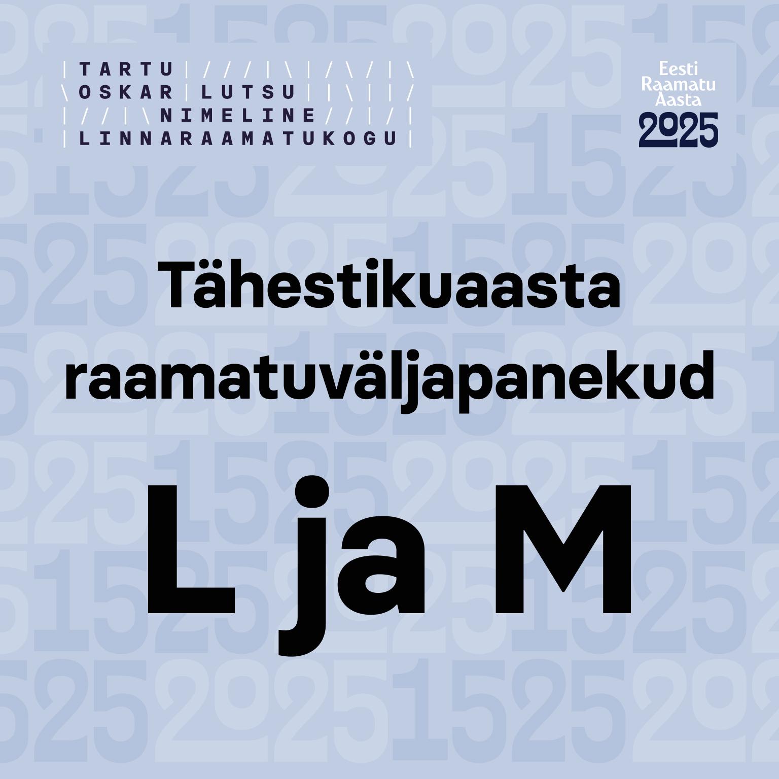 Tähestikuaasta raamatuväljapanekud juunikuus