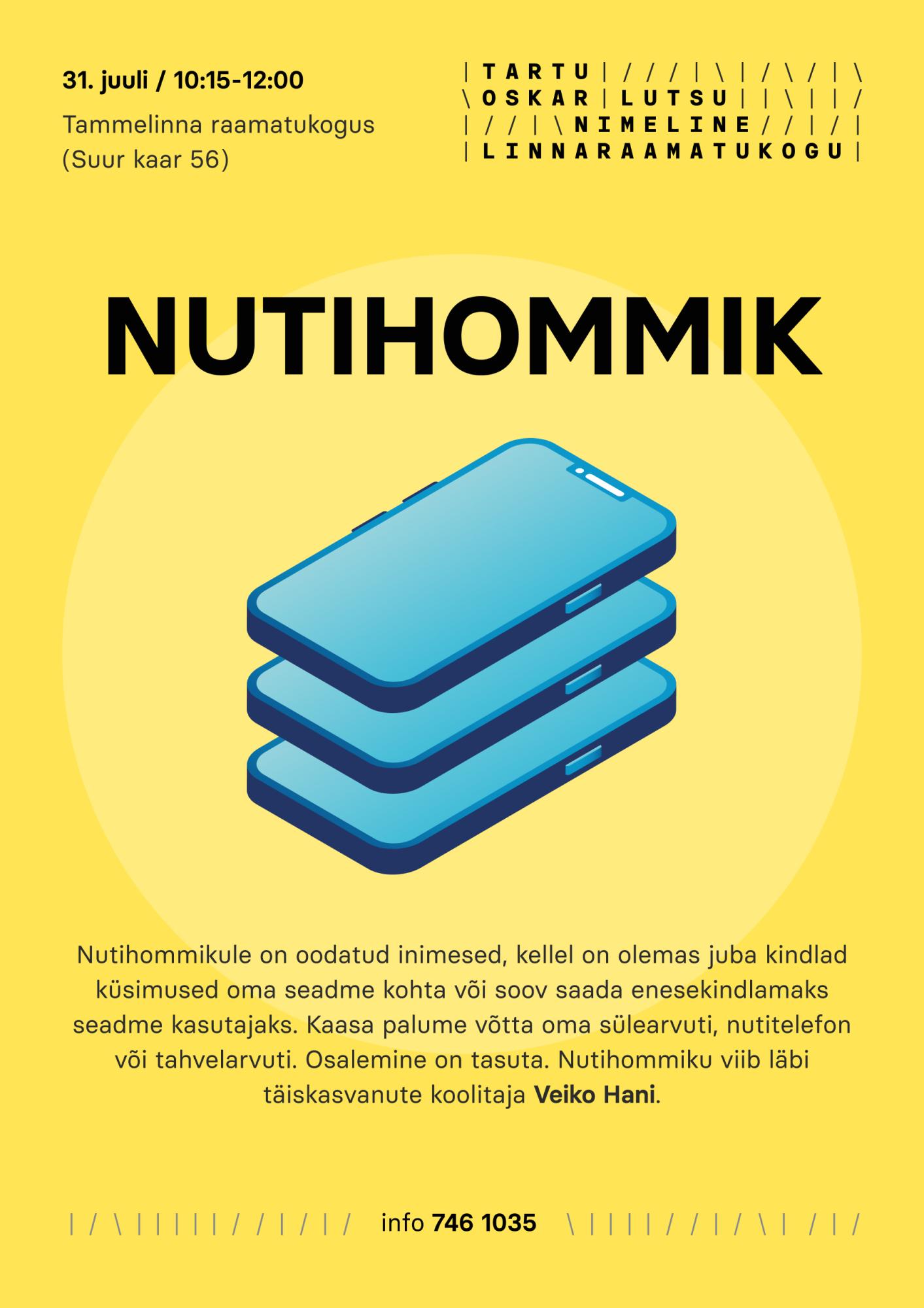 Nutihommik Tammelinna raamatukogus