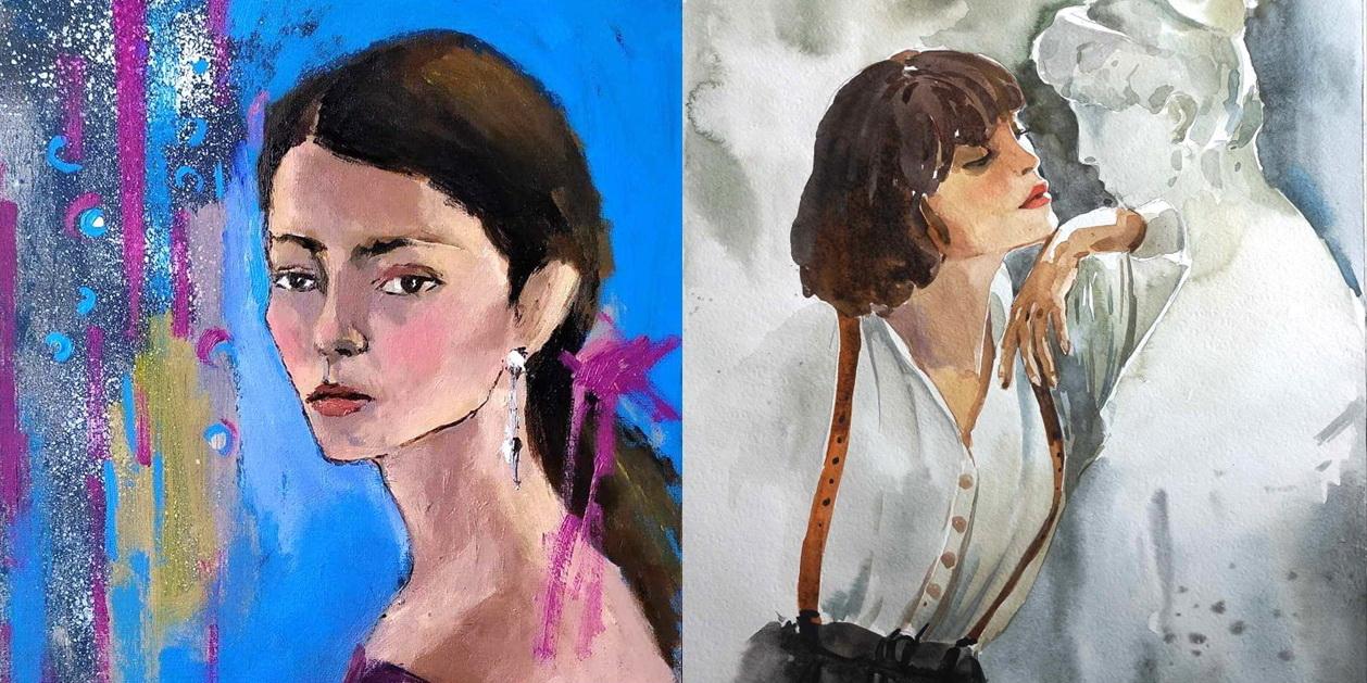 Maalinäitus „Valgus ja vari: Armeenia kunst kahe naise pilgu läbi”.