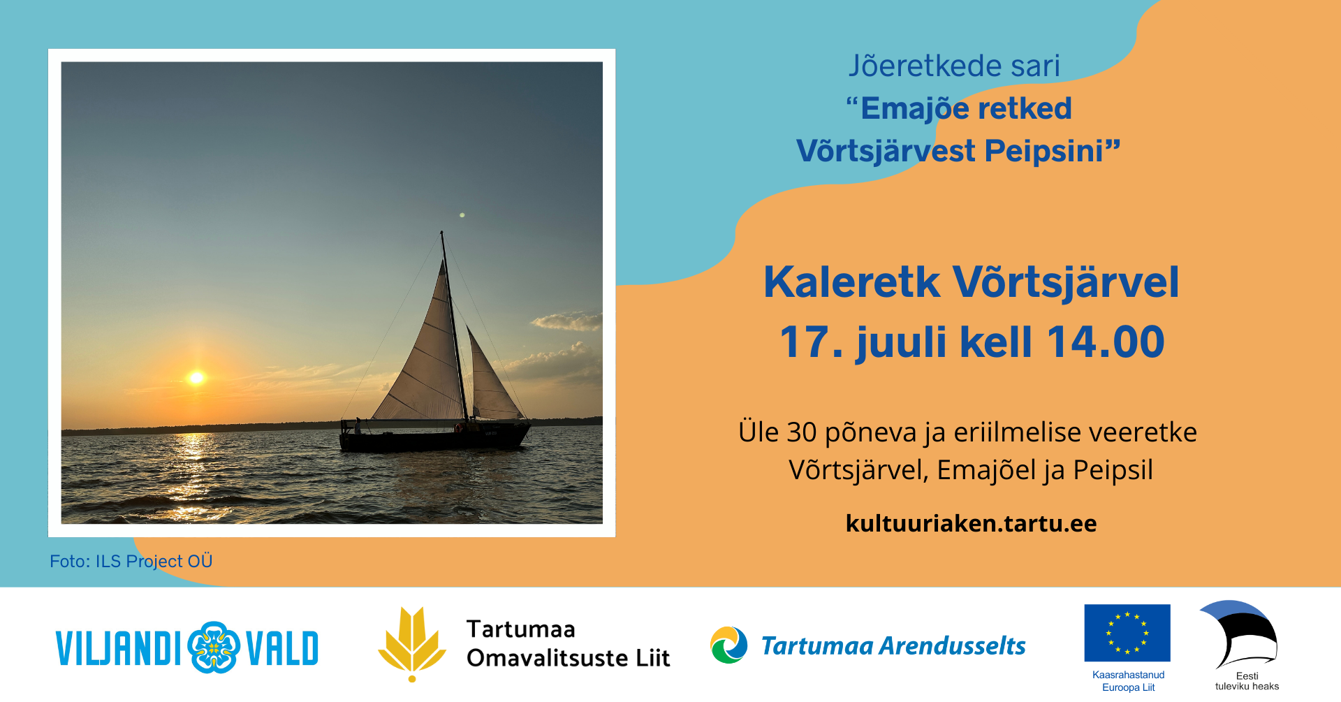 Emajõe retked Võrtsjärvest Peipsini! Kaleretk Võrtsjärvel
