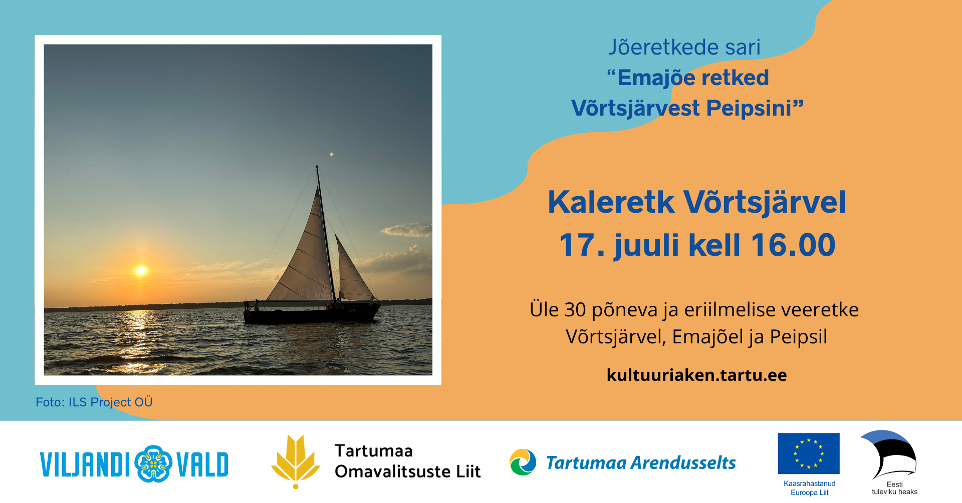 Emajõe retked Võrtsjärvest Peipsini! Kaleretk Võrtsjärvel