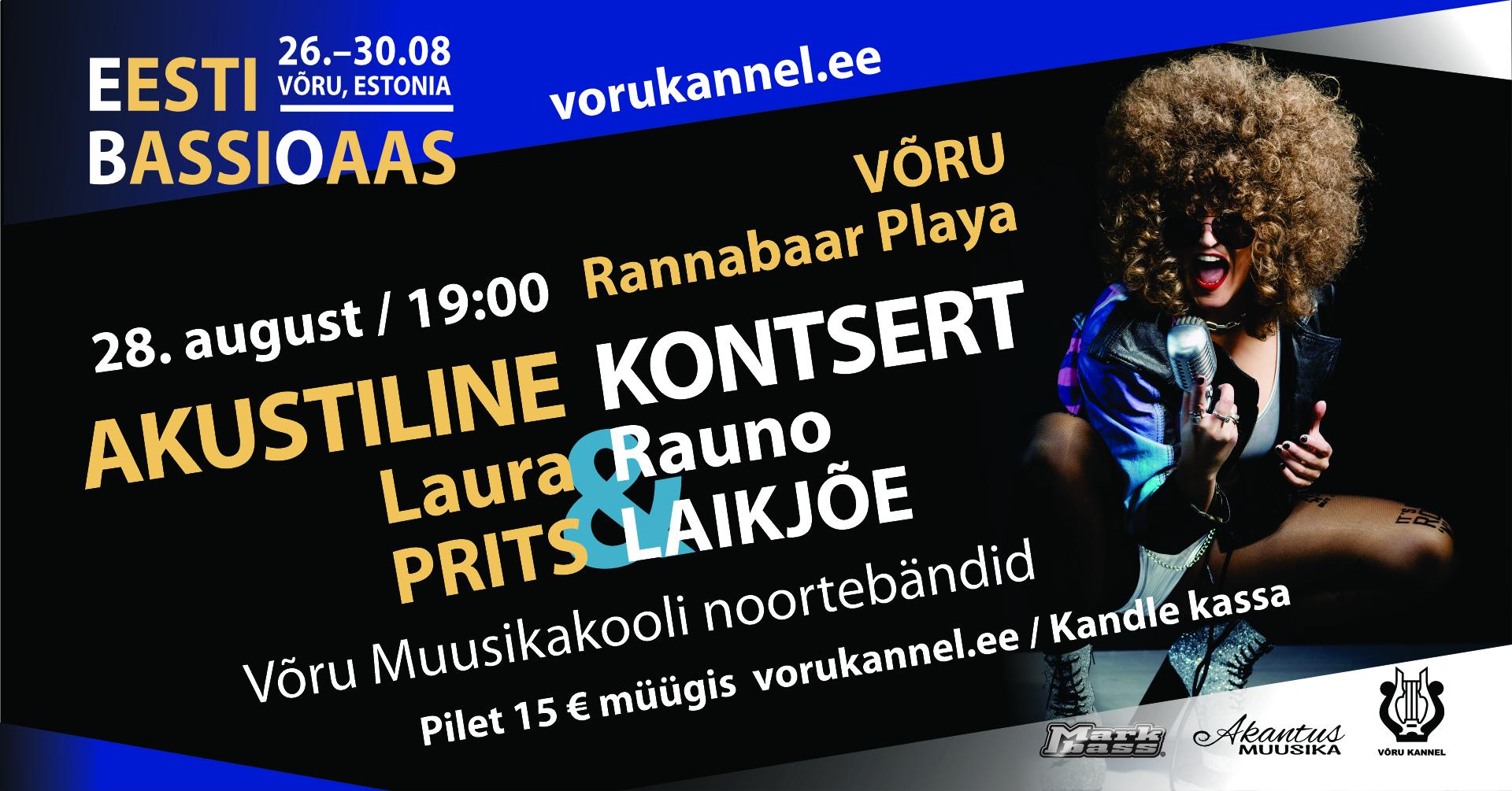 Eesti Bassioaasi 2025 Akustiline kontsert – Laura Prits & Rauno Laikjõe