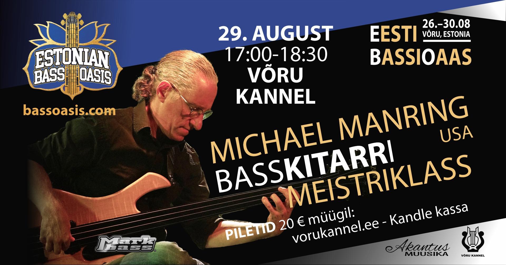 Eesti Bassioaas 2025 – Michael Manring basskitarri meistriklass