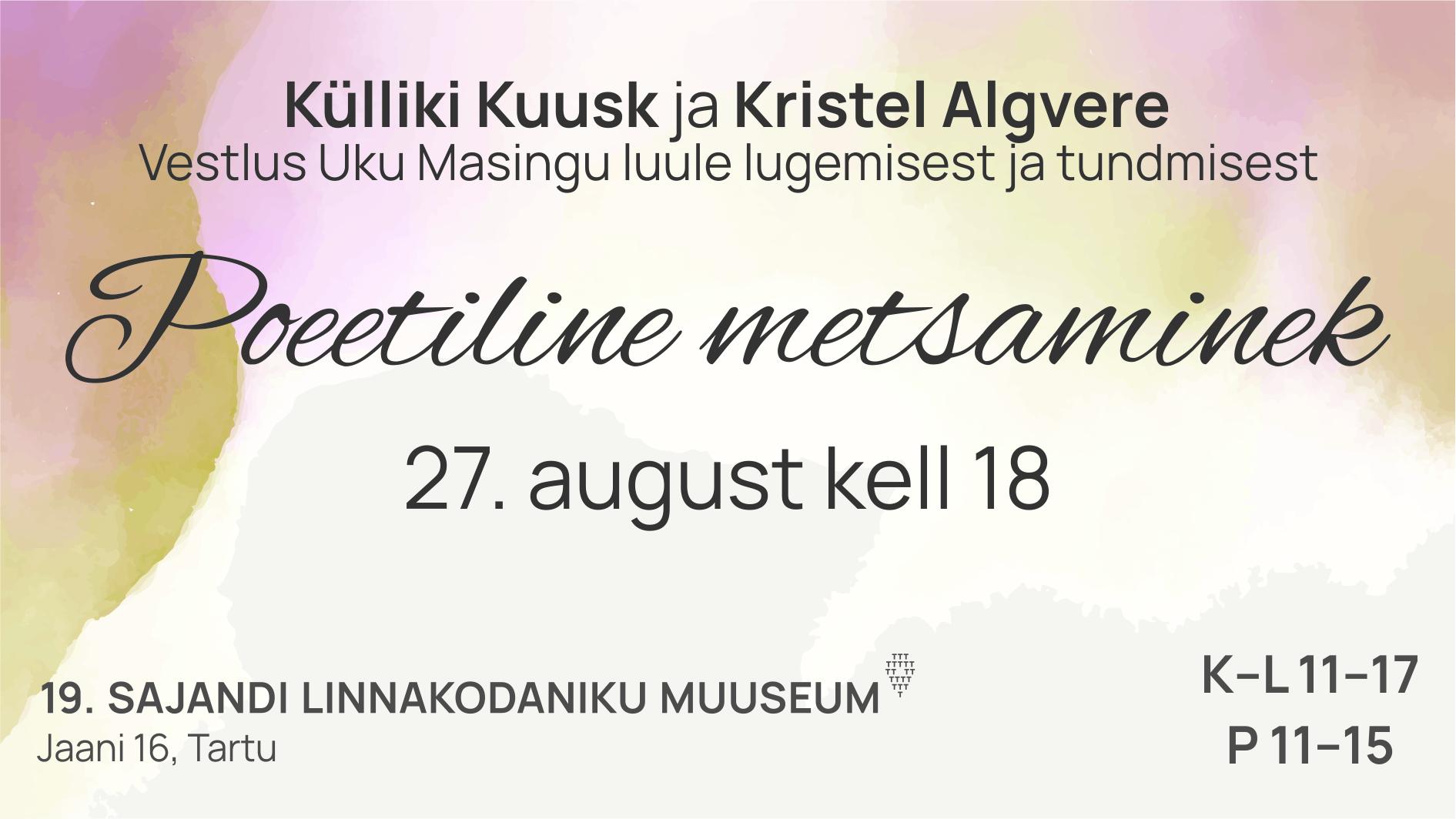 Luulesuvi: poeetiline metsaminek
