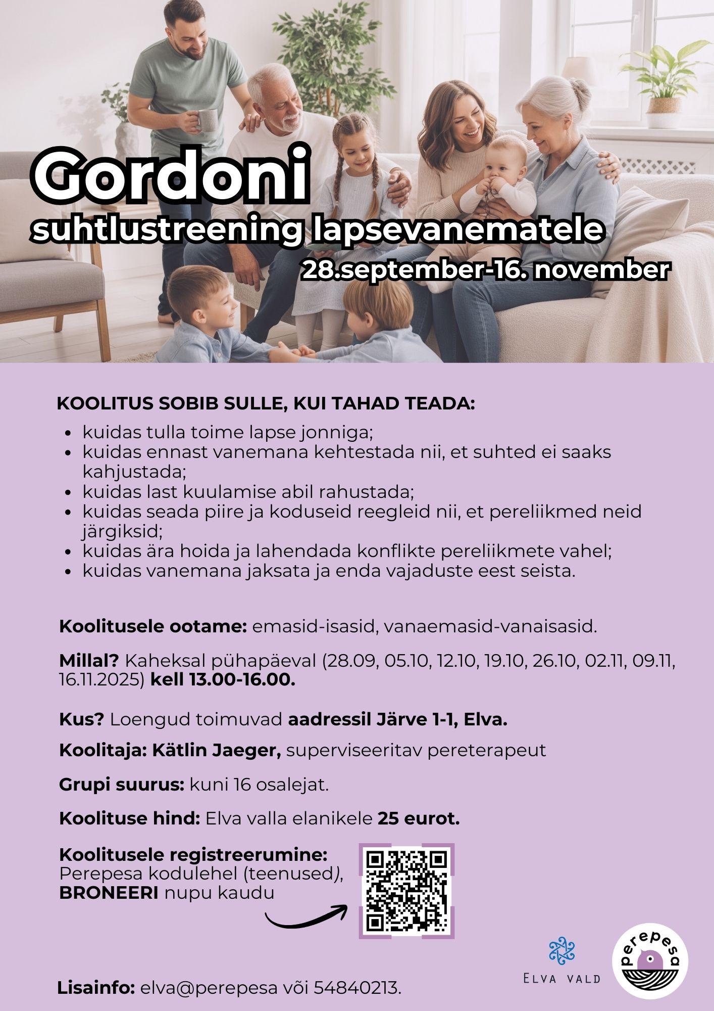 Gordoni suhtlustreening lapsevanematele