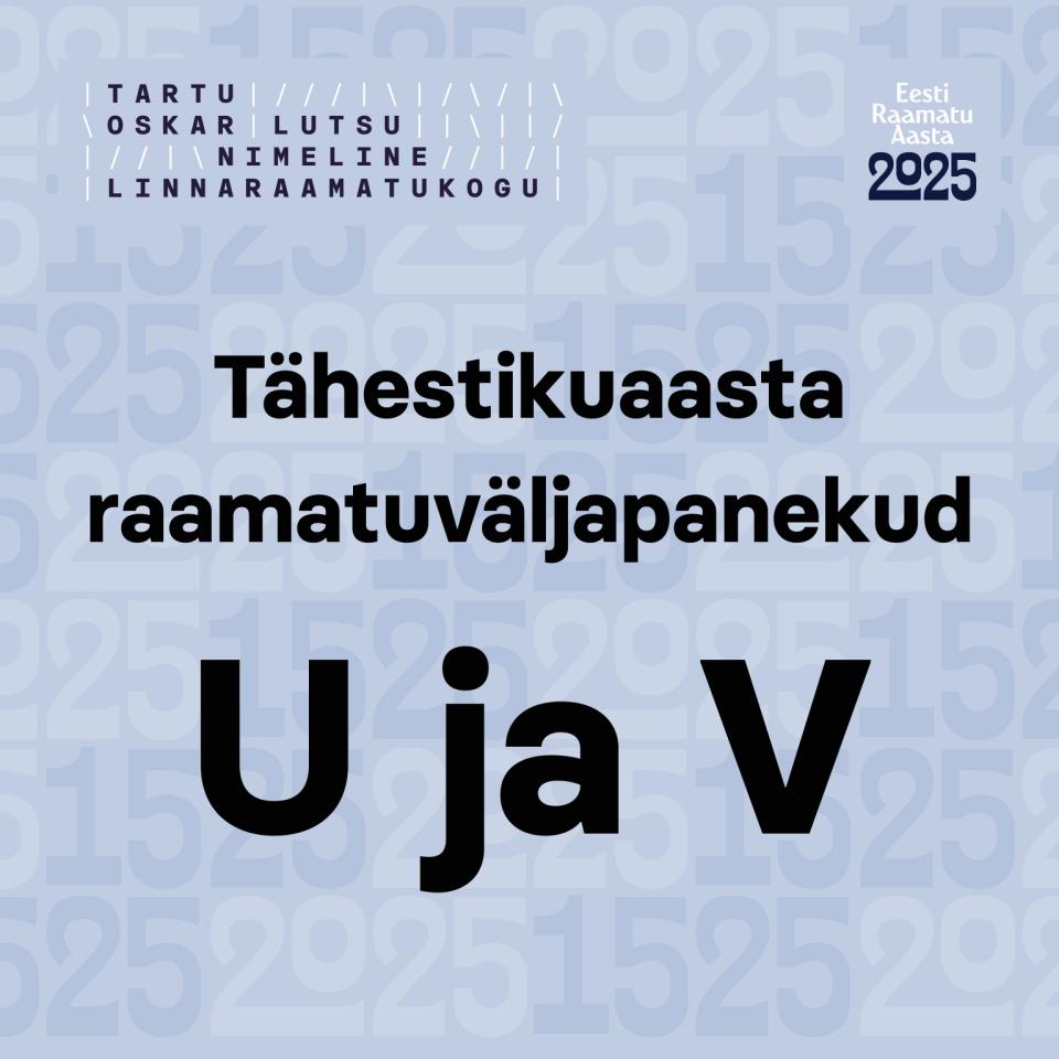 Tähestikuaasta raamatuväljapanekud oktoobrikuus
