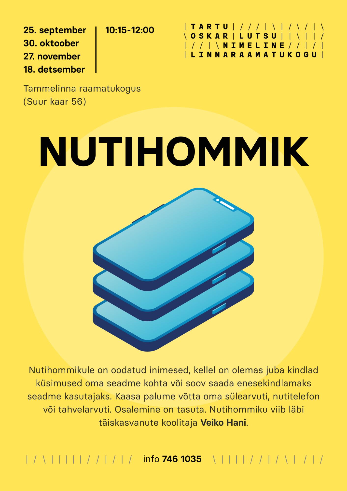 Nutihommik Tammelinna raamatukogus