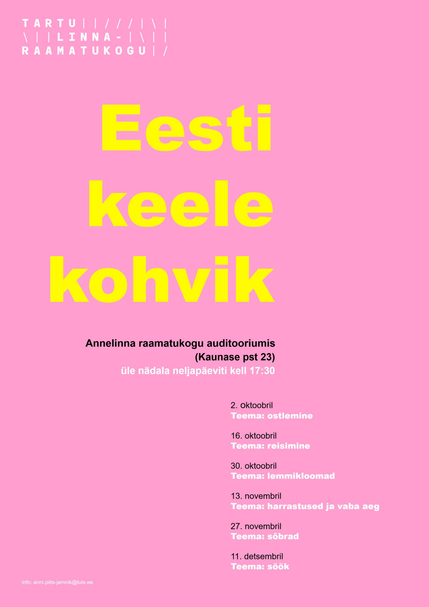 Eesti keele kohvik