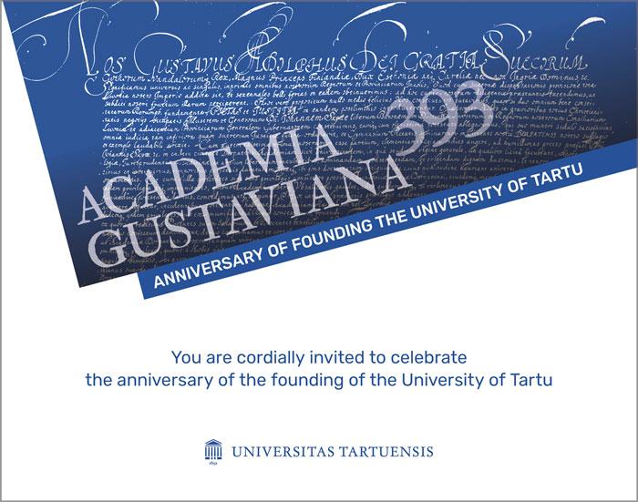 Academia Gustaviana 393 / Ülikooli asutamispäeva üritused