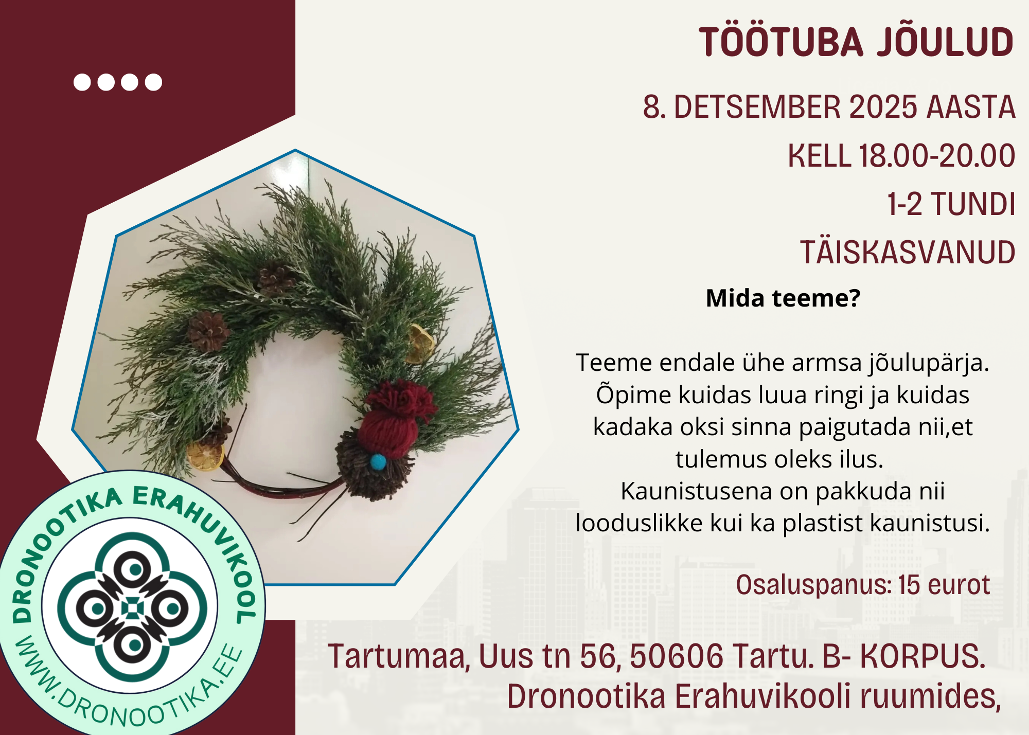 Töötuba jõulupärg