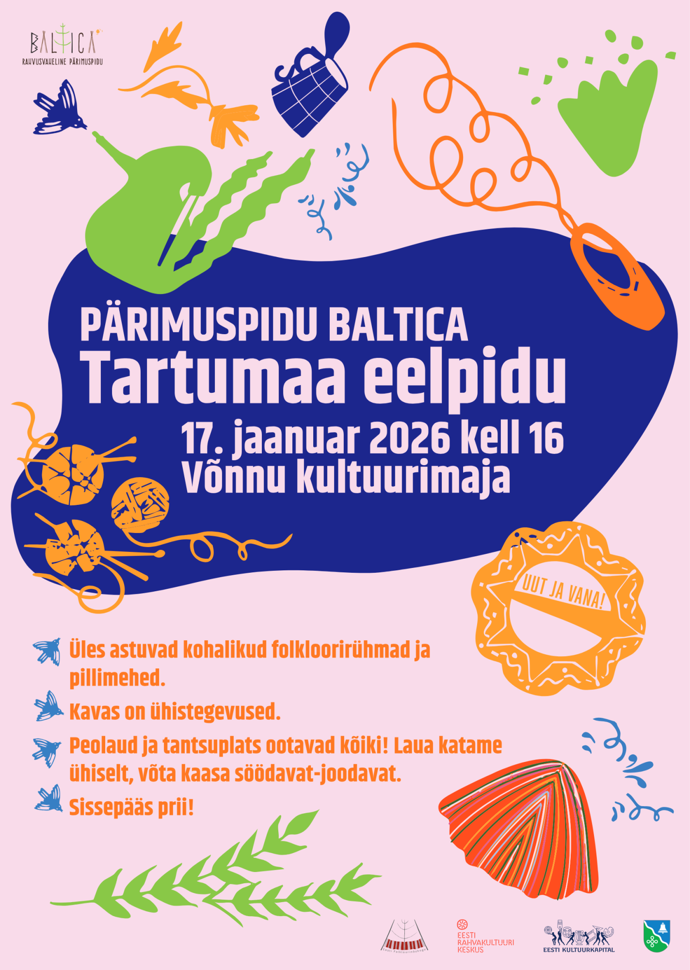 Pärimuspidu Baltica Tartumaa eelpidu