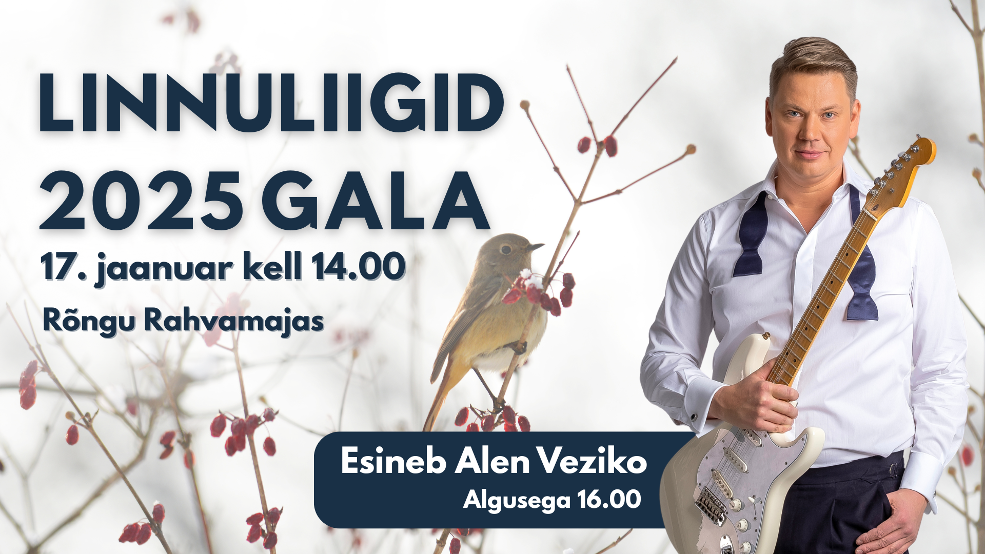 Linnuliigid 2025 gala & Alen Veziko kontsert