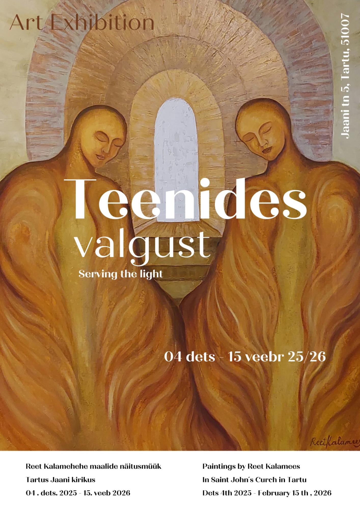Reet Kalamehe maalinäitus”Teenides valgust”