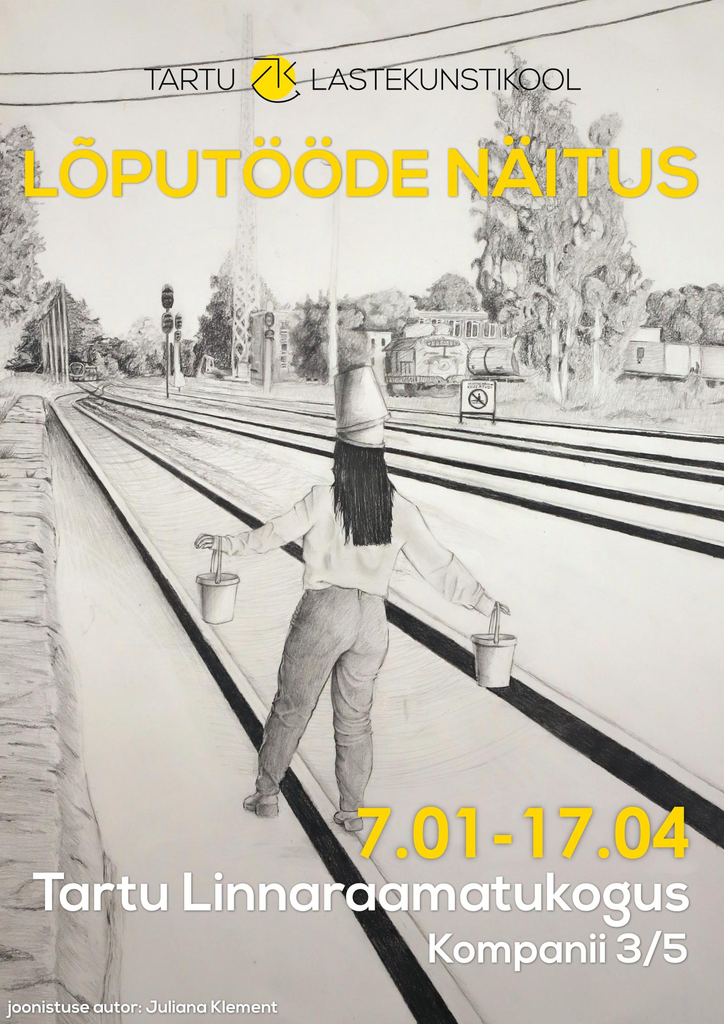 Tartu Lastekunstikooli 2025. aasta lõputööde näitus lasteosakonnas