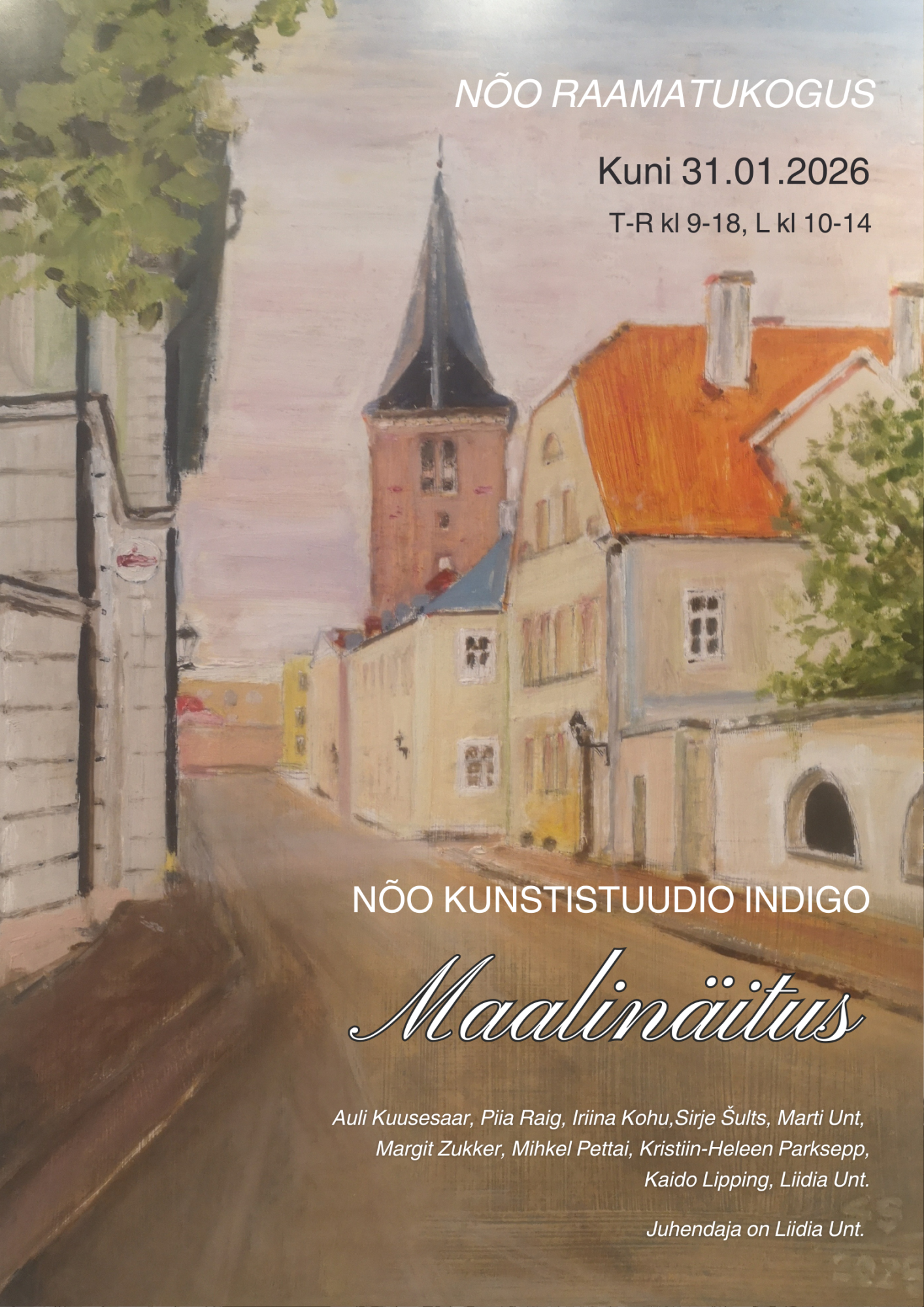 Nõo kunstistuudio Indigo maalinäitus