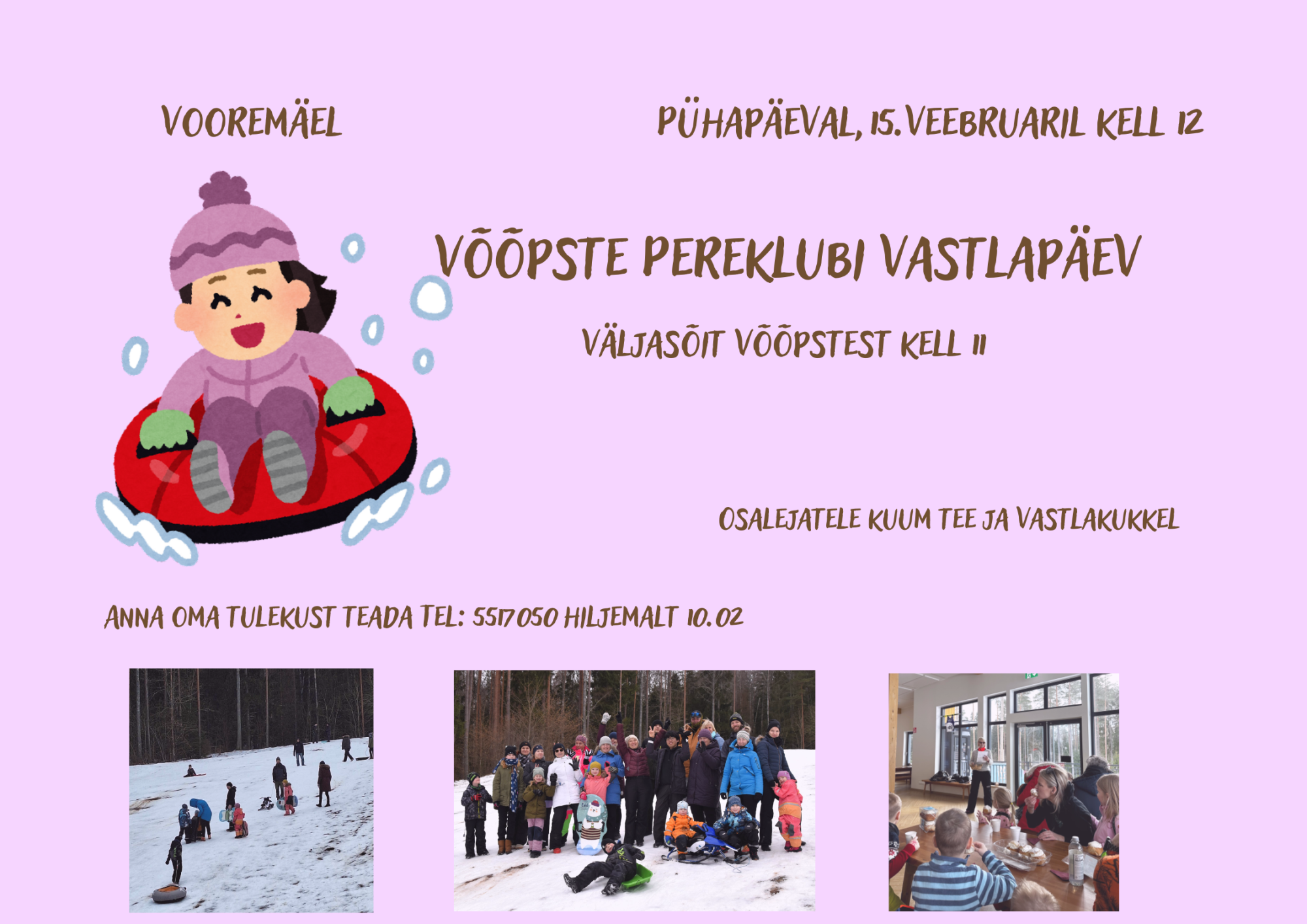 Võõpste pereklubi Vastlapäev