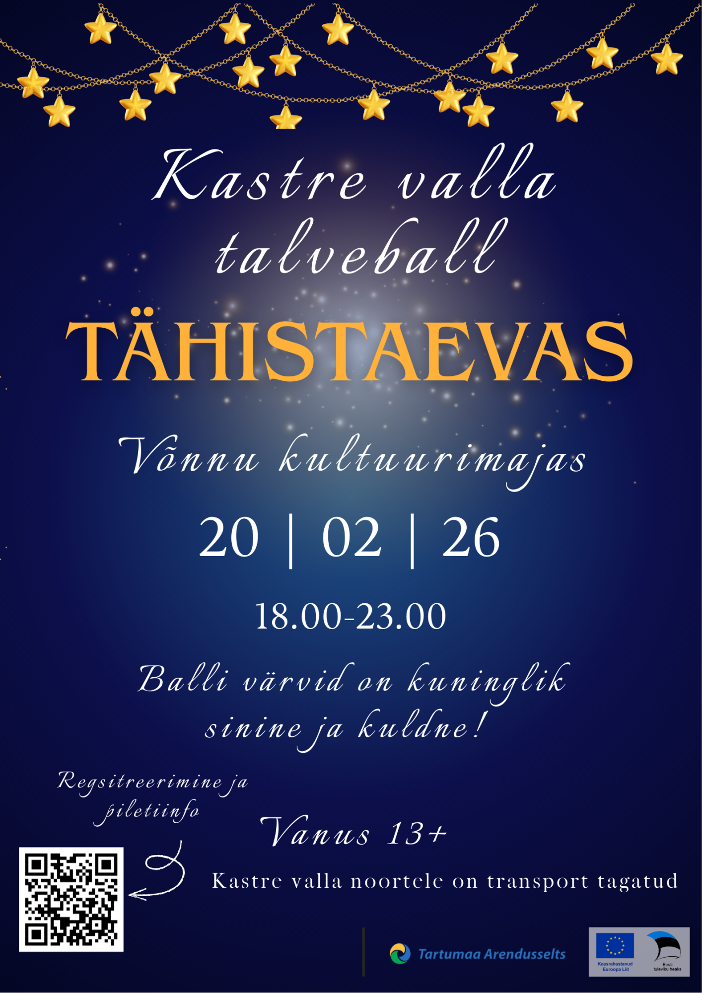 Kastre valla noorte Talveball “Tähistaevas”