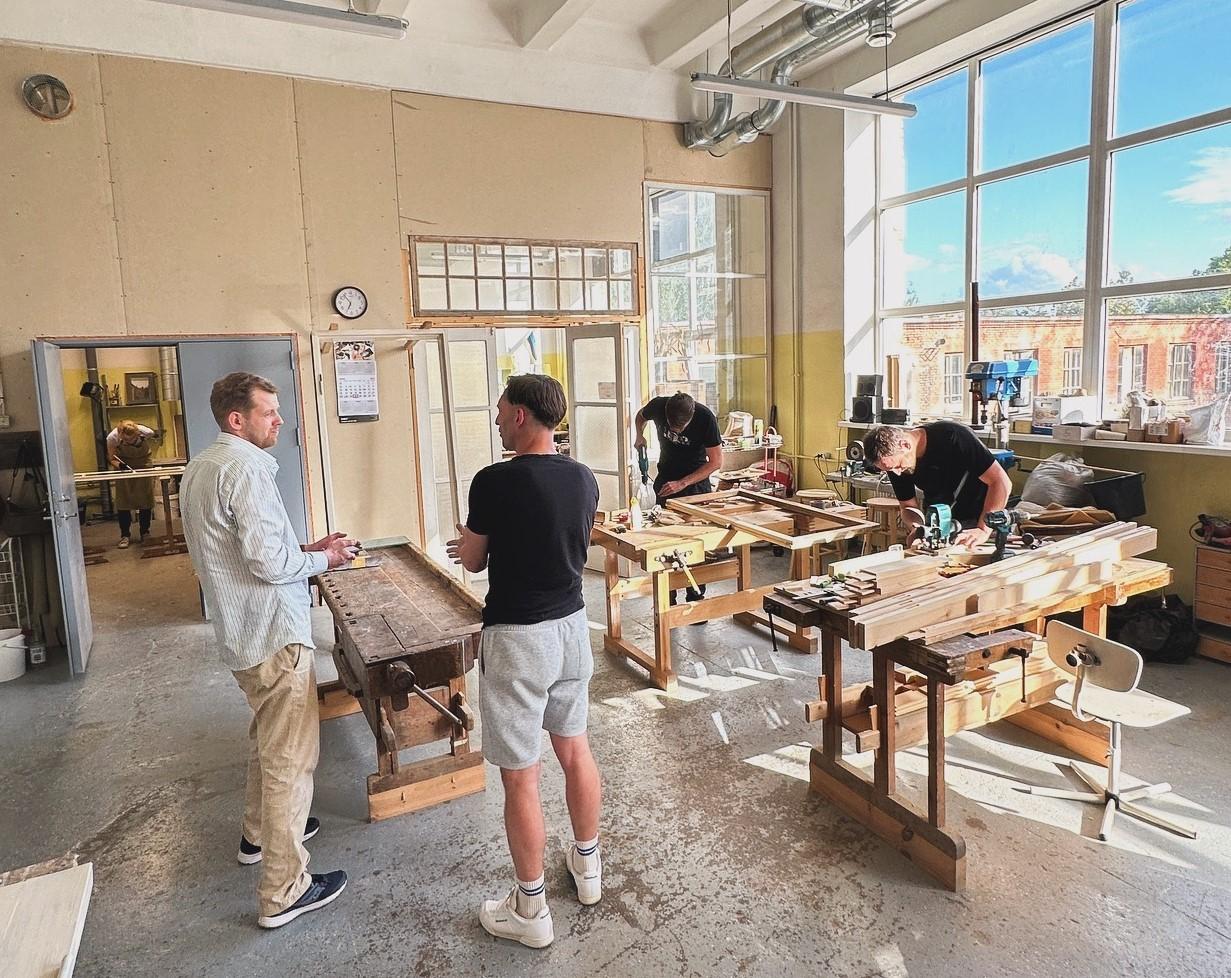 Restaureerimiskeskuse avatud töökoda