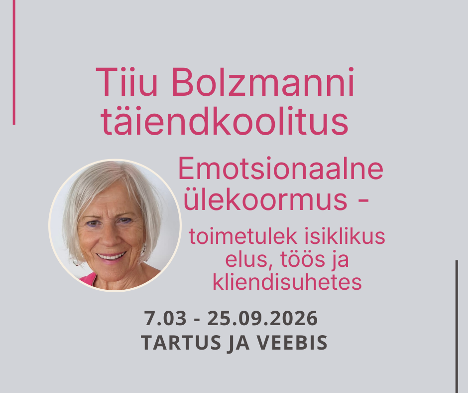 Emotsionaalne ülekoormus – toimetulek isiklikus elus, töös ja kliendisuhetes