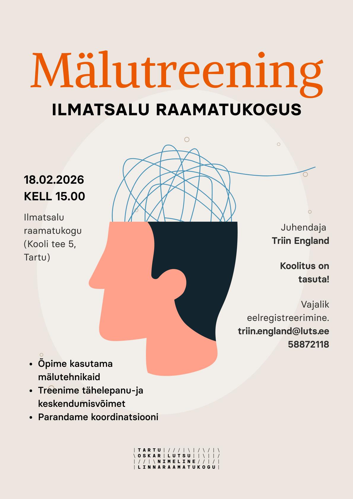 Mälutreening Ilmatsalu harukogus