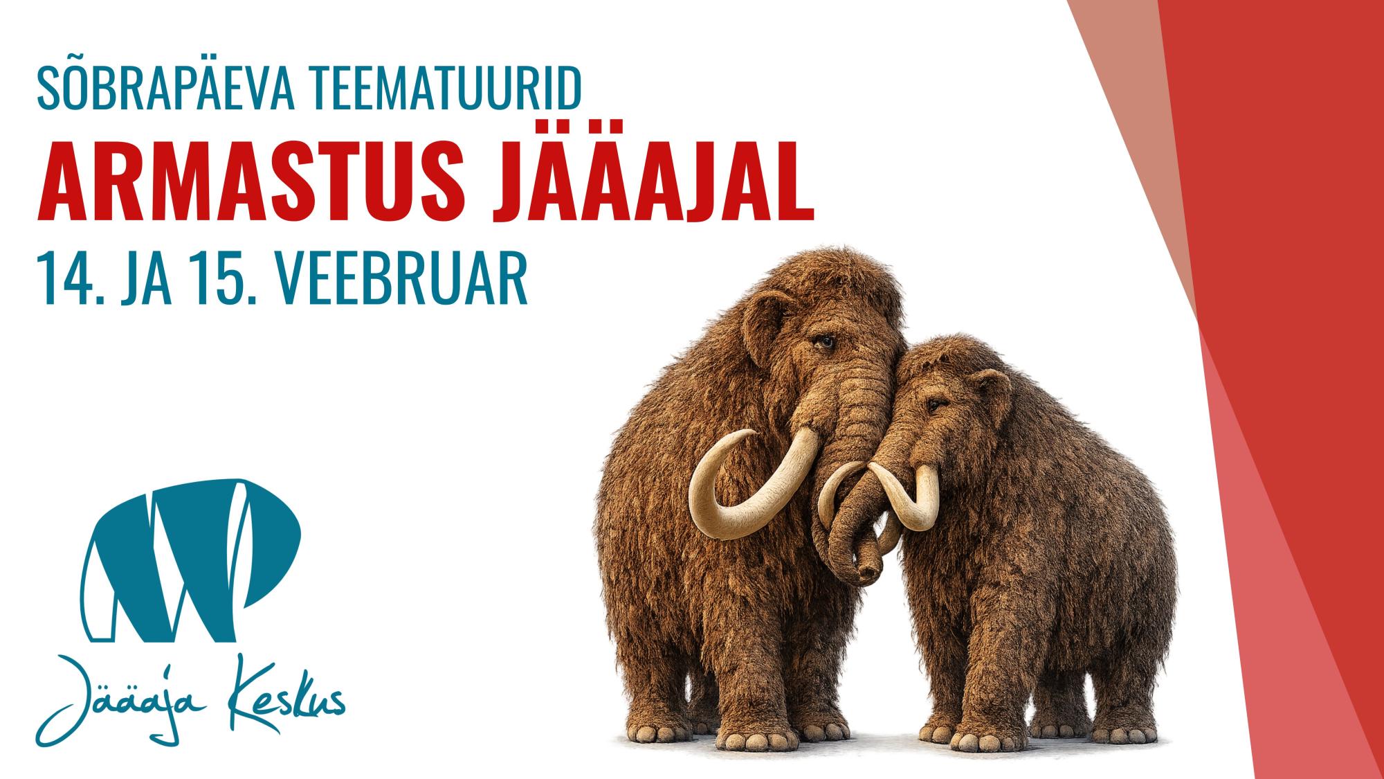 Sõbrapäev Jääaja Keskuses – Teematuur “Armastus jääajal”