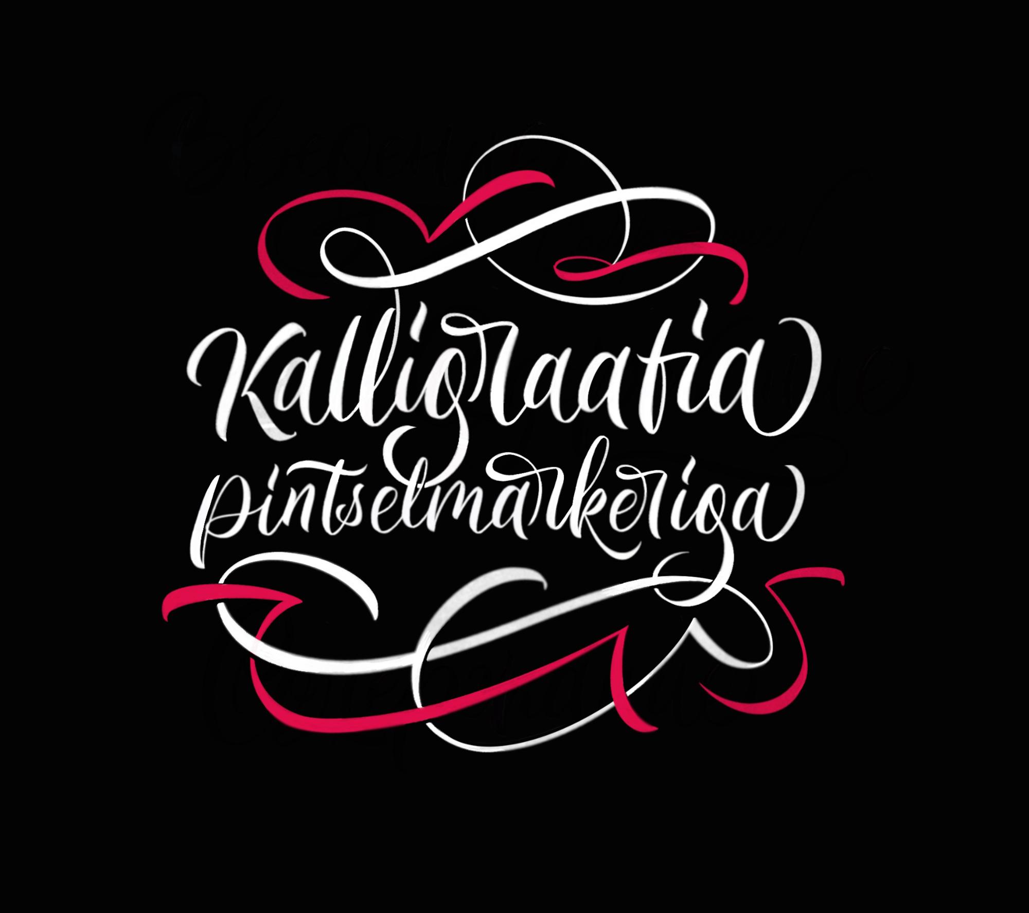 Pintselmarkeri kalligraafia: algajatele