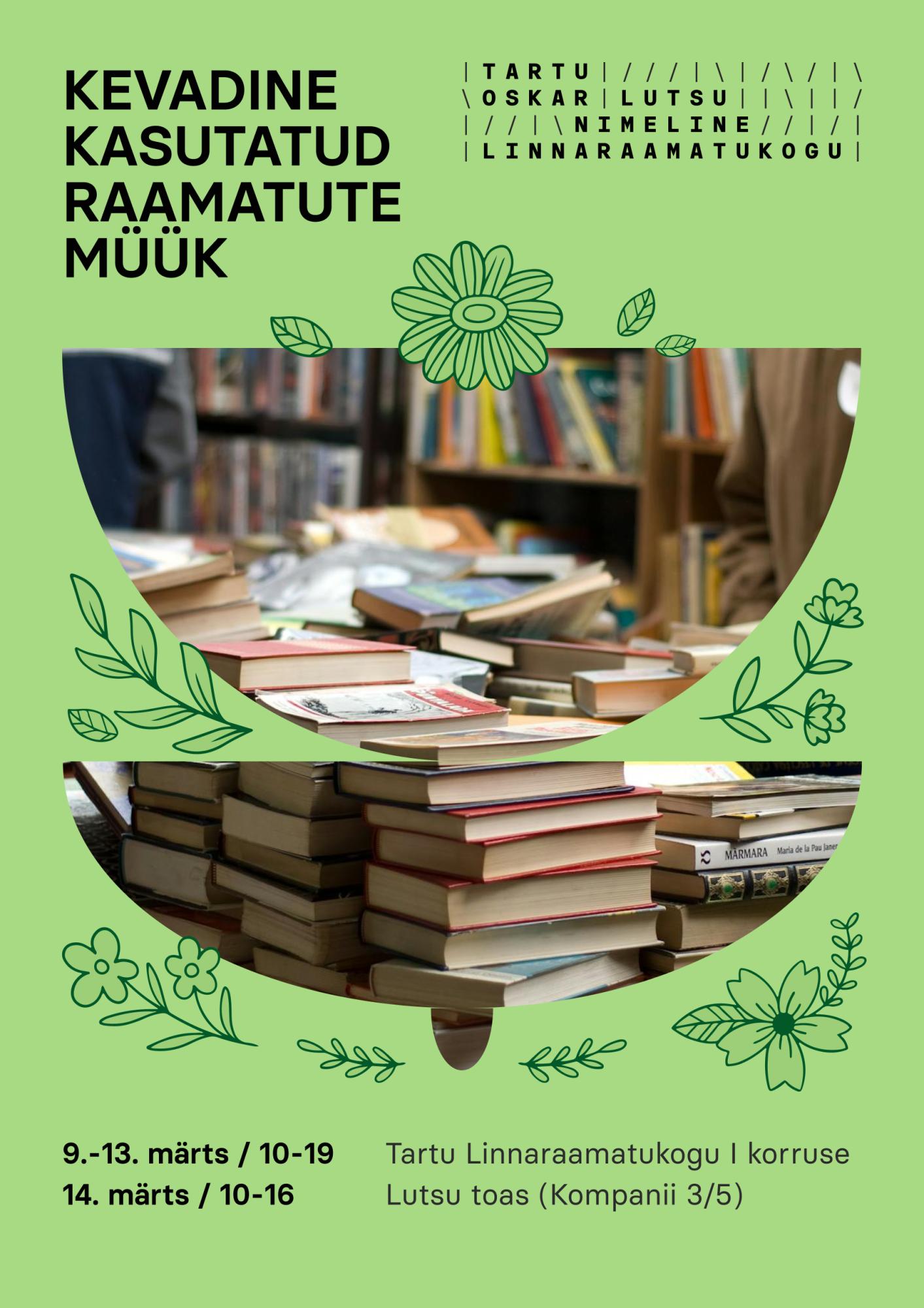 Kevadine kasutatud raamatute müük