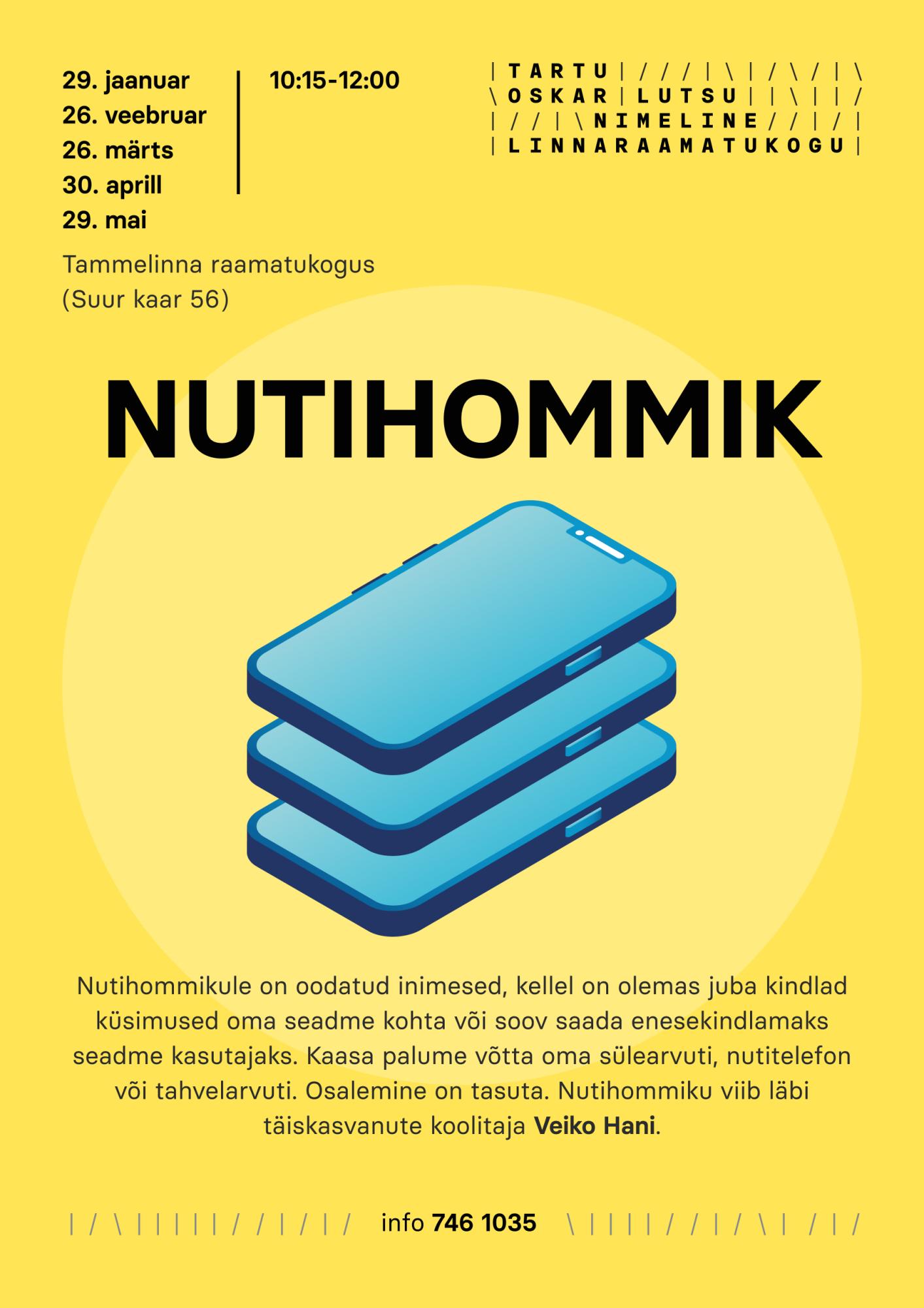 Nutihommik Tammelinna raamatukogus