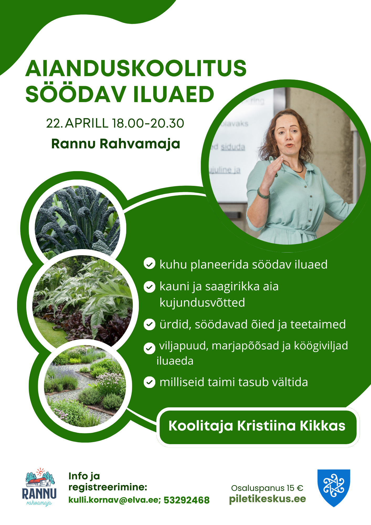 Aianduskoolitus “Söödav iluaed”