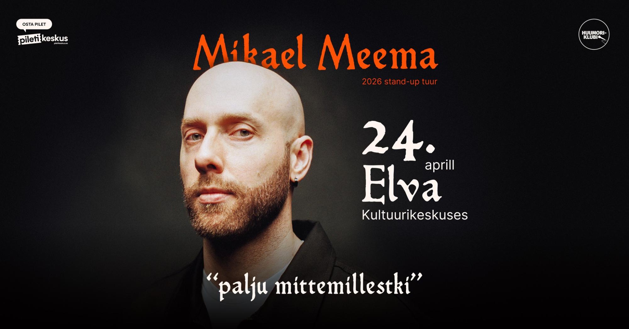 Mikael Meema stand-up “palju mittemillestki”
