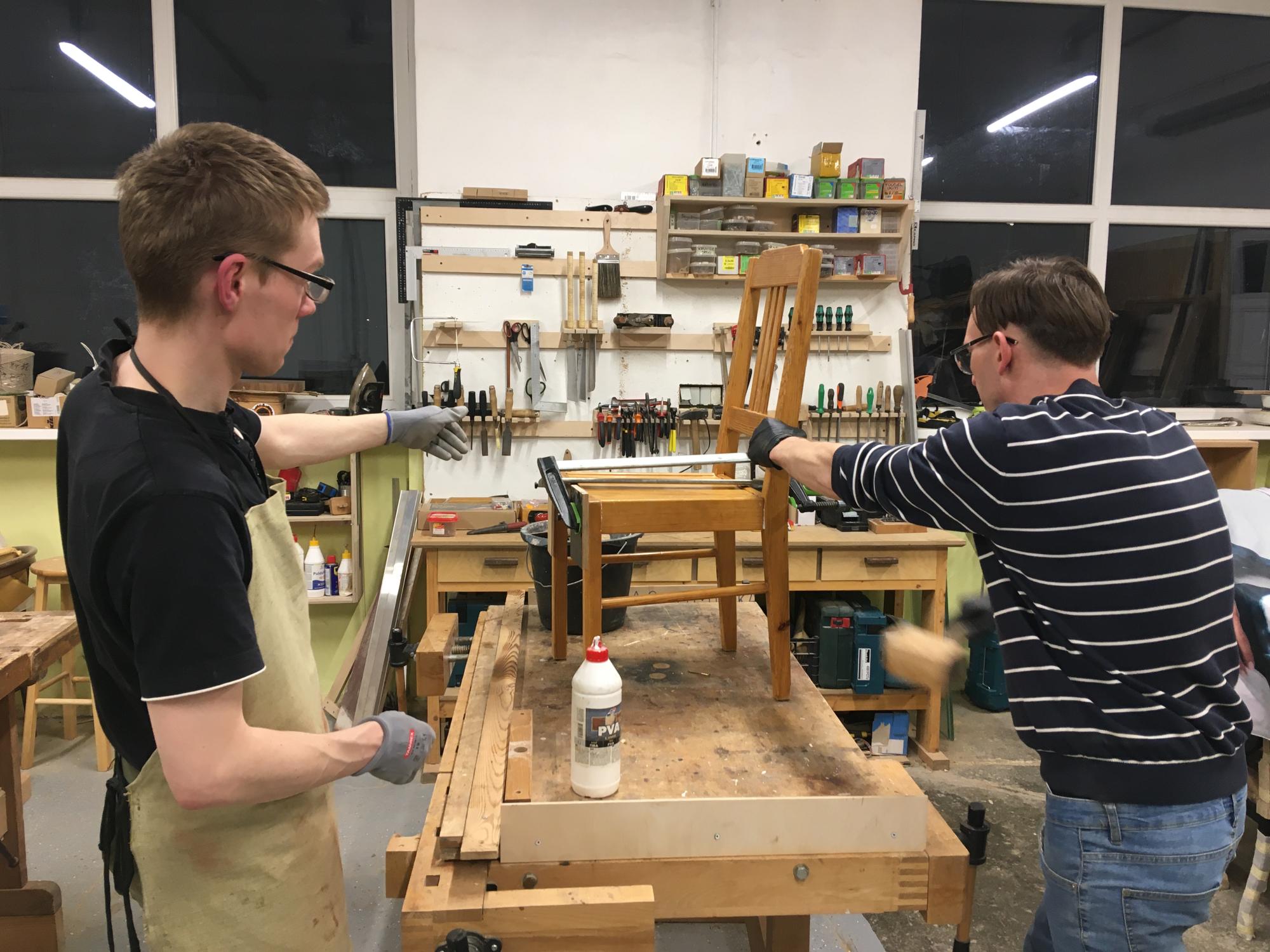 Restaureerimiskeskuse avatud töökoda