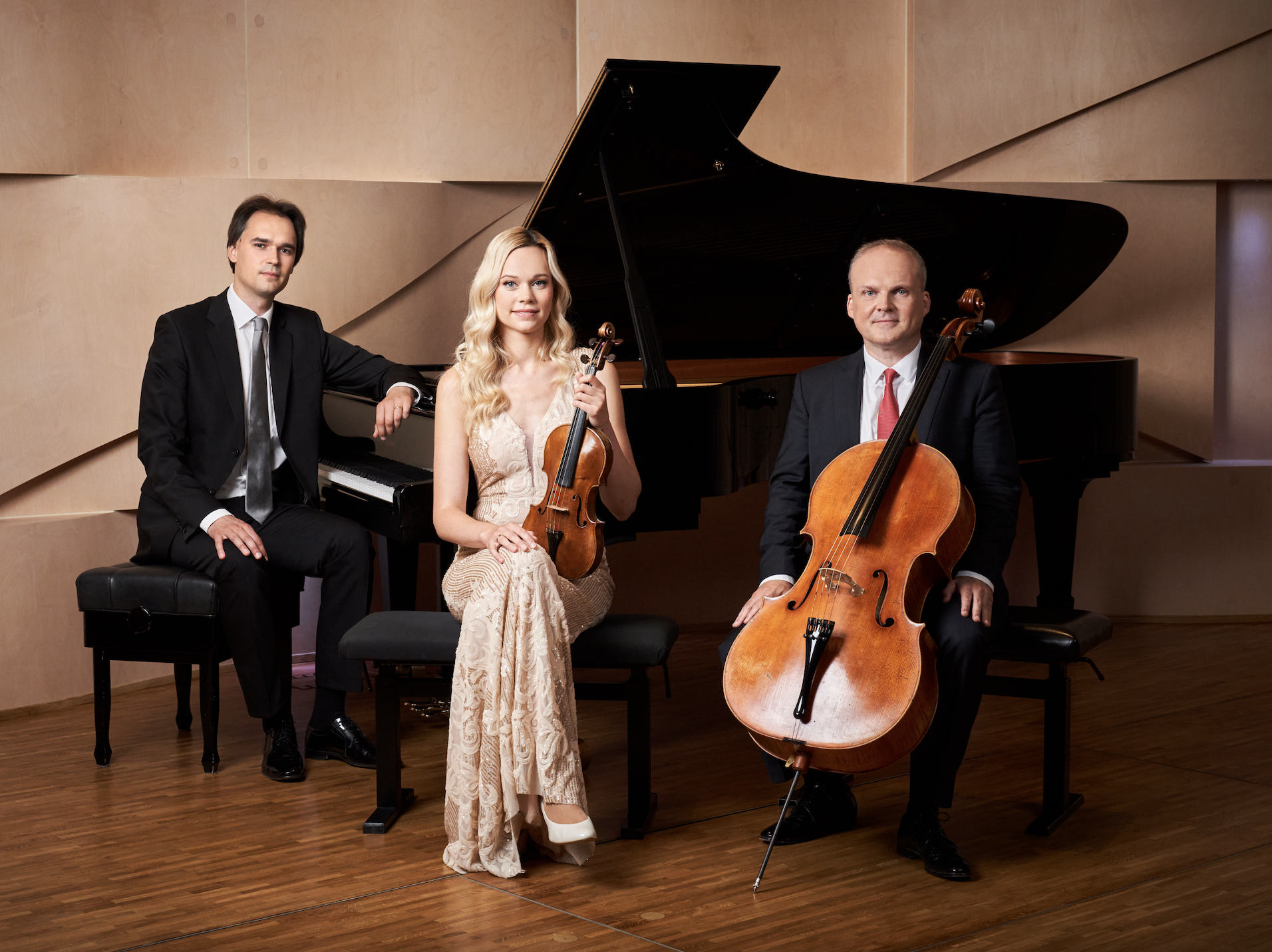 Mihkel Polli klaveritrio kontsert koos Mari Polli ja Henry-David Varemaga