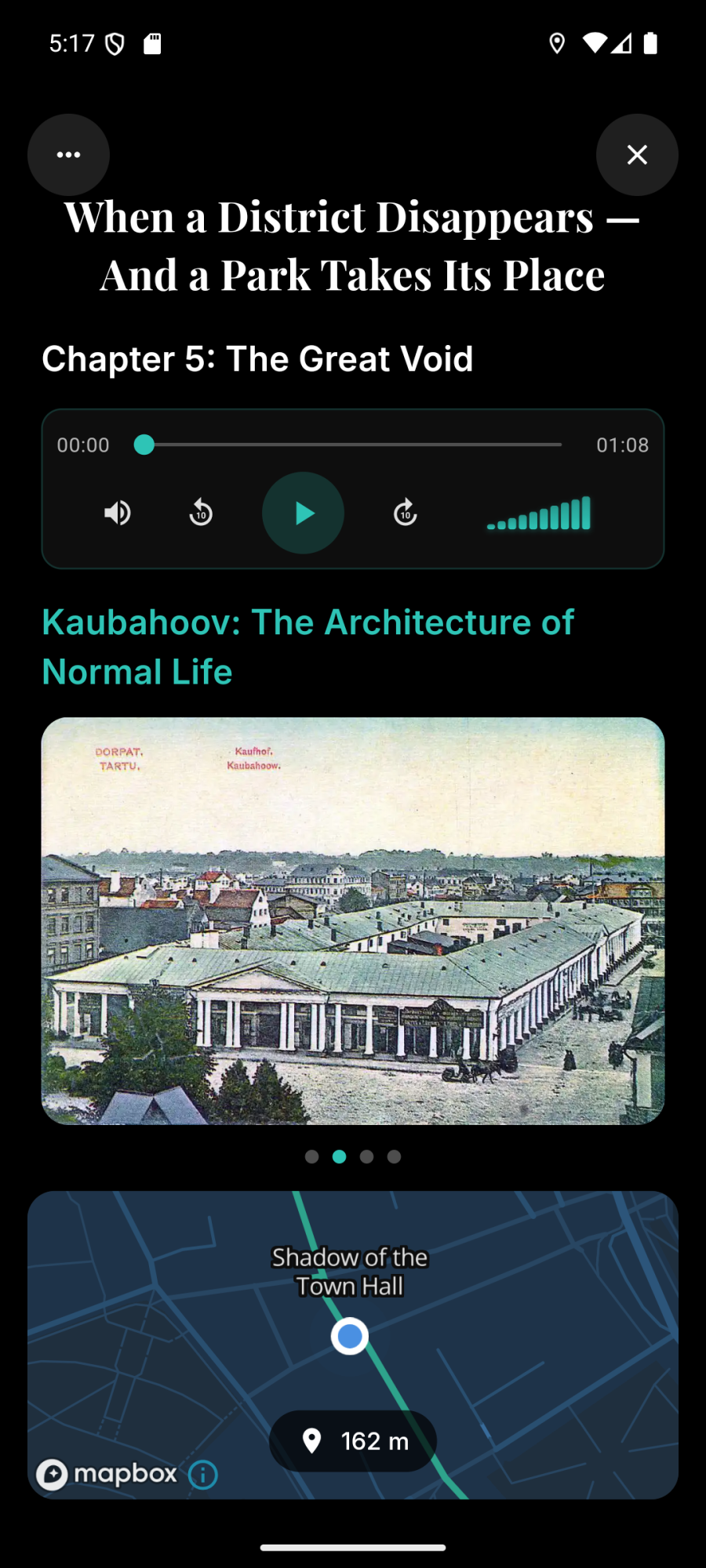 Iseseisev audiojalutuskäik Tartus: II maailmasõda – “Kummituslinn” (WanderTrails)