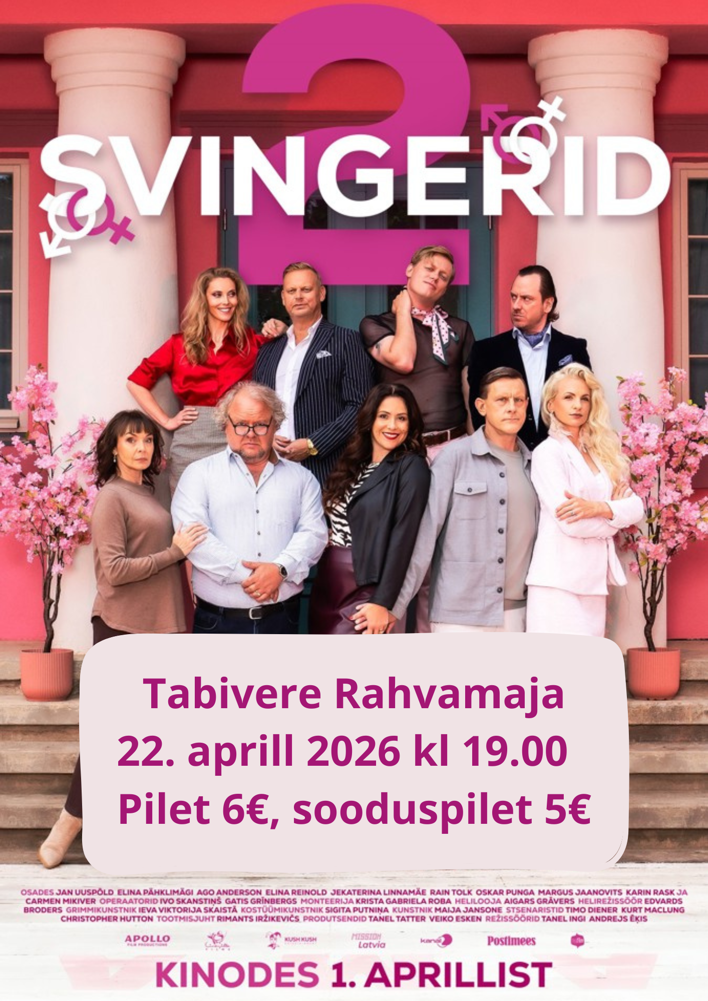 Kino “Svingerid 2”