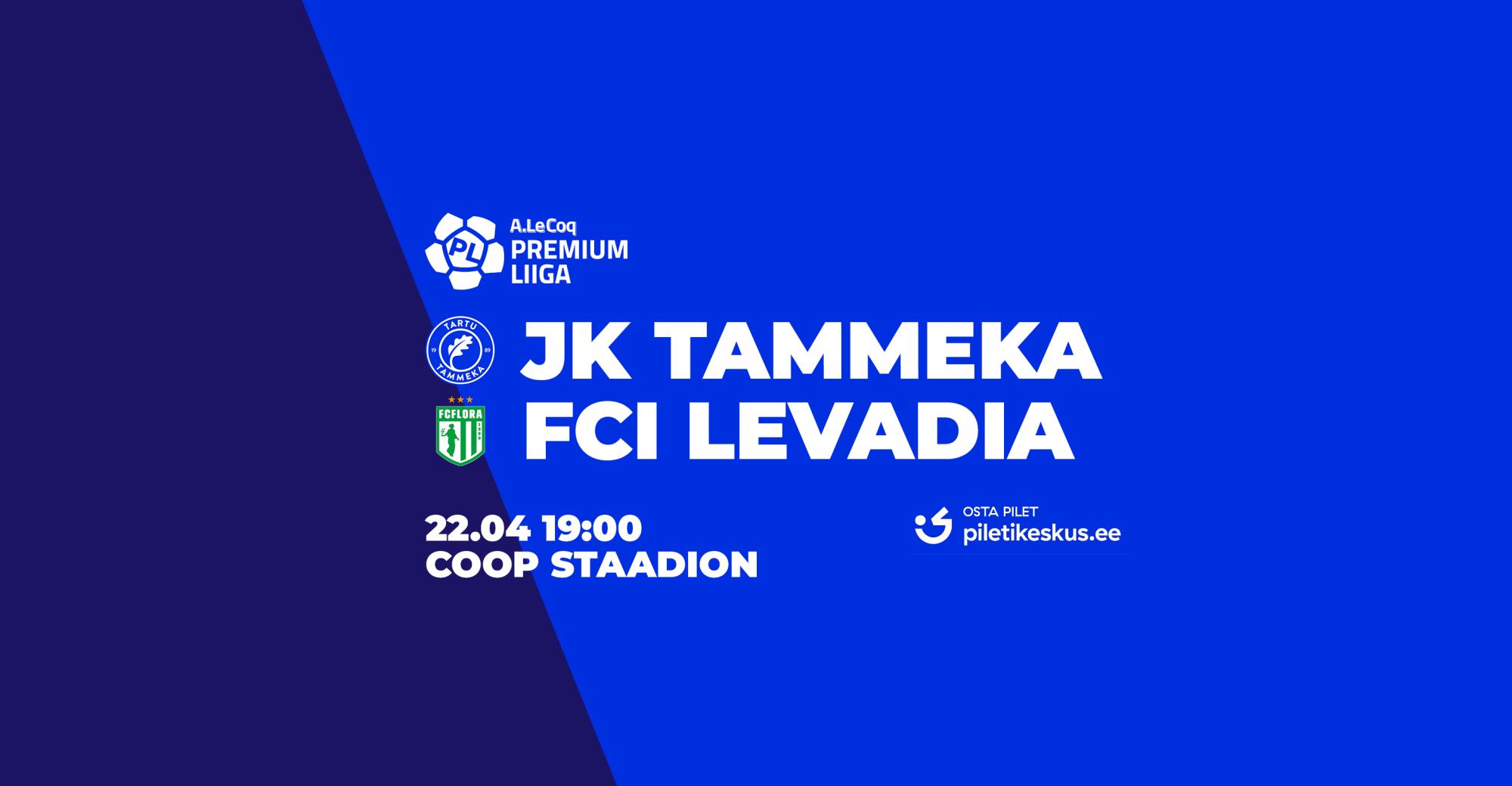 Tartu JK Tammeka vs Tallinna FCI Levadia