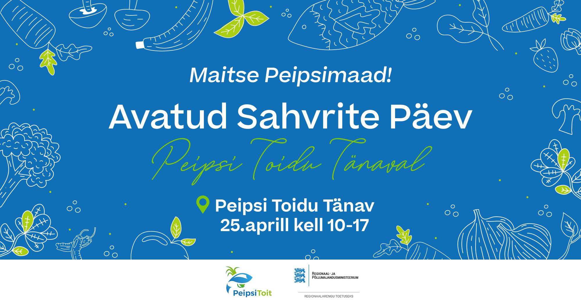 Avatud Sahvrite Päev Peipsi Toidu Tänaval