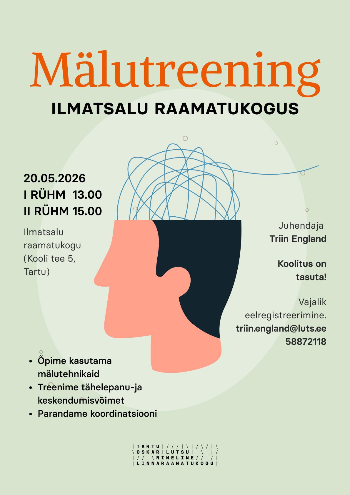Mälutreening Ilmatsalu harukogus