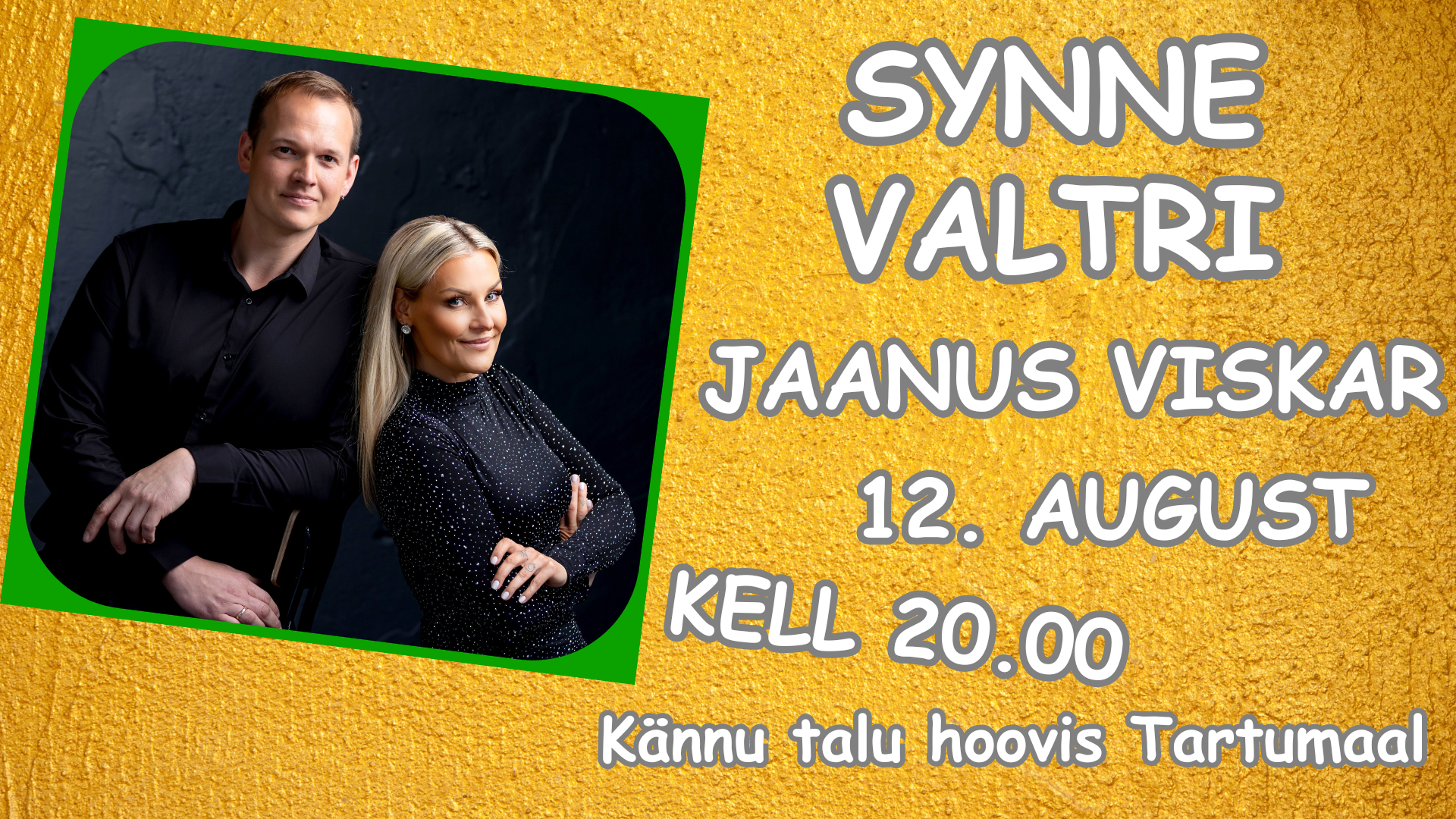 Synne Valtri ja Jaanus Viskar- suvekontsert