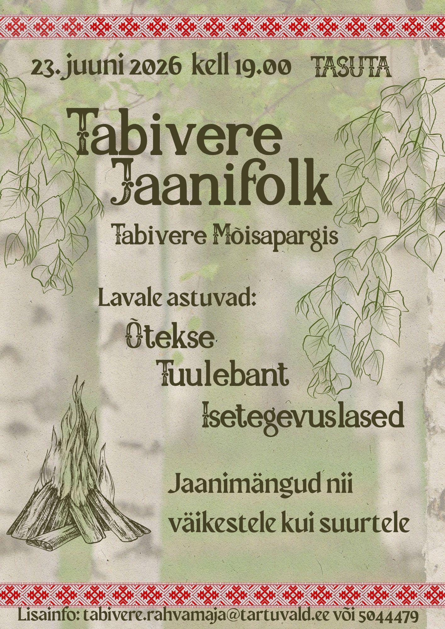 Tabivere Jaanifolk 2026