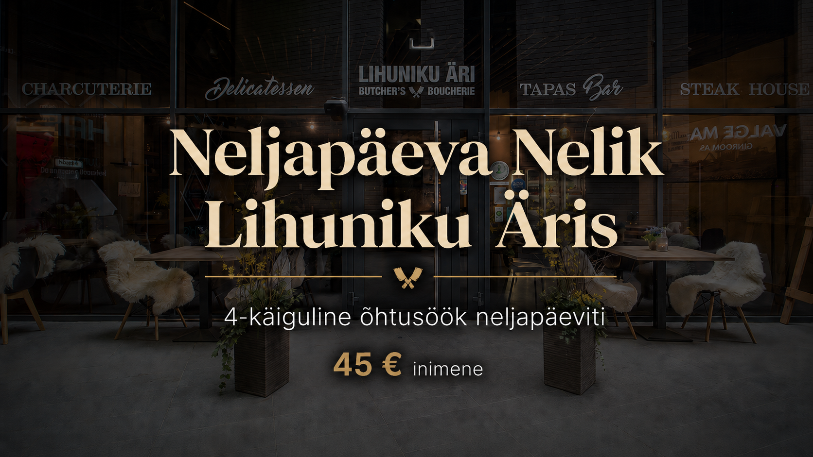 Neljapäeva nelik erimenüü