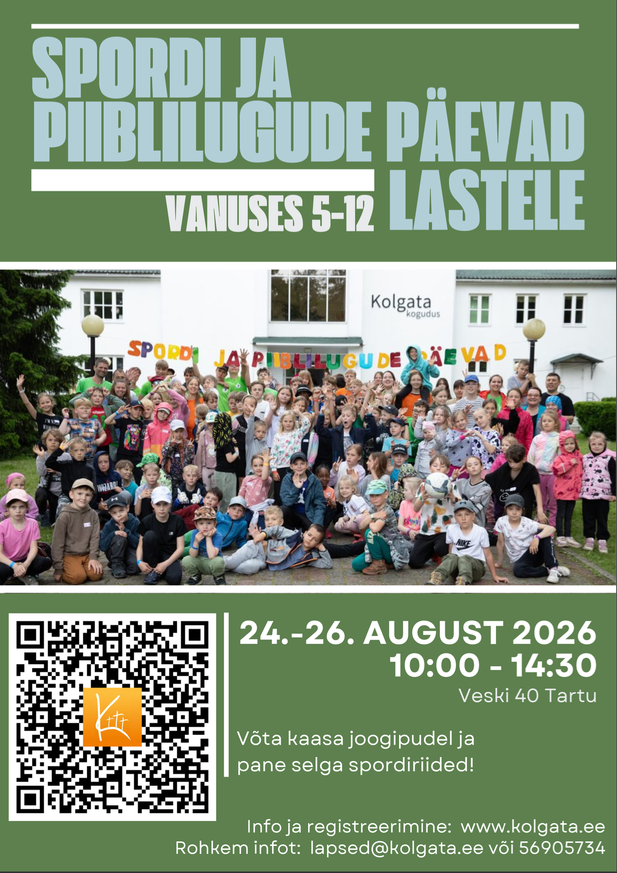 Spordi- ja piiblilugude päevad 2026
