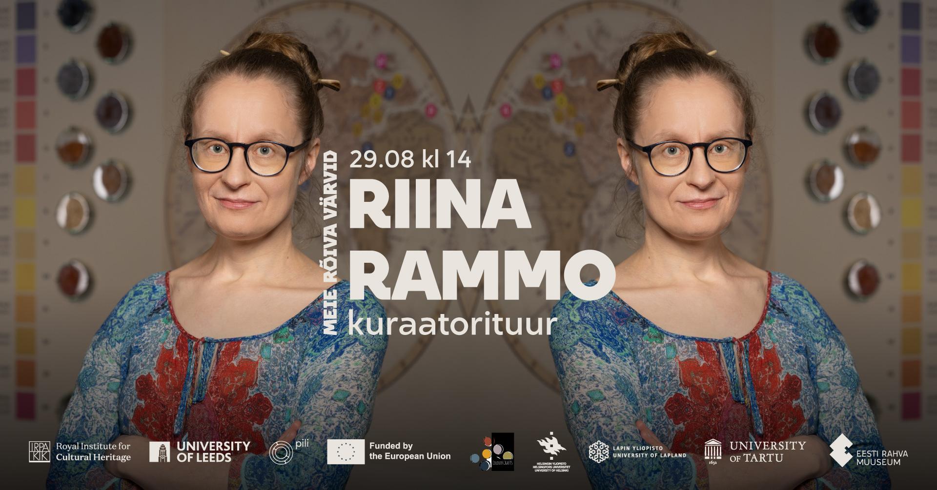 Riina Rammo kuraatorituur näitusel “Meie rõiva värvid”
