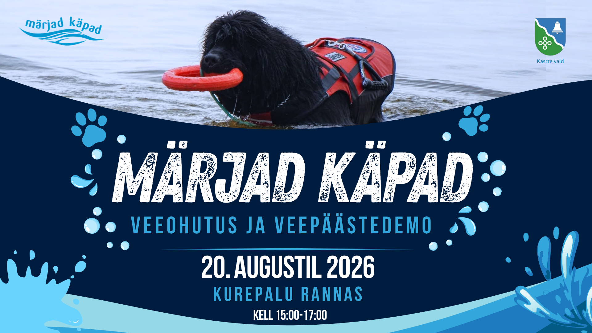 Märjad Käpad: veeohutus ja veepäästedemo