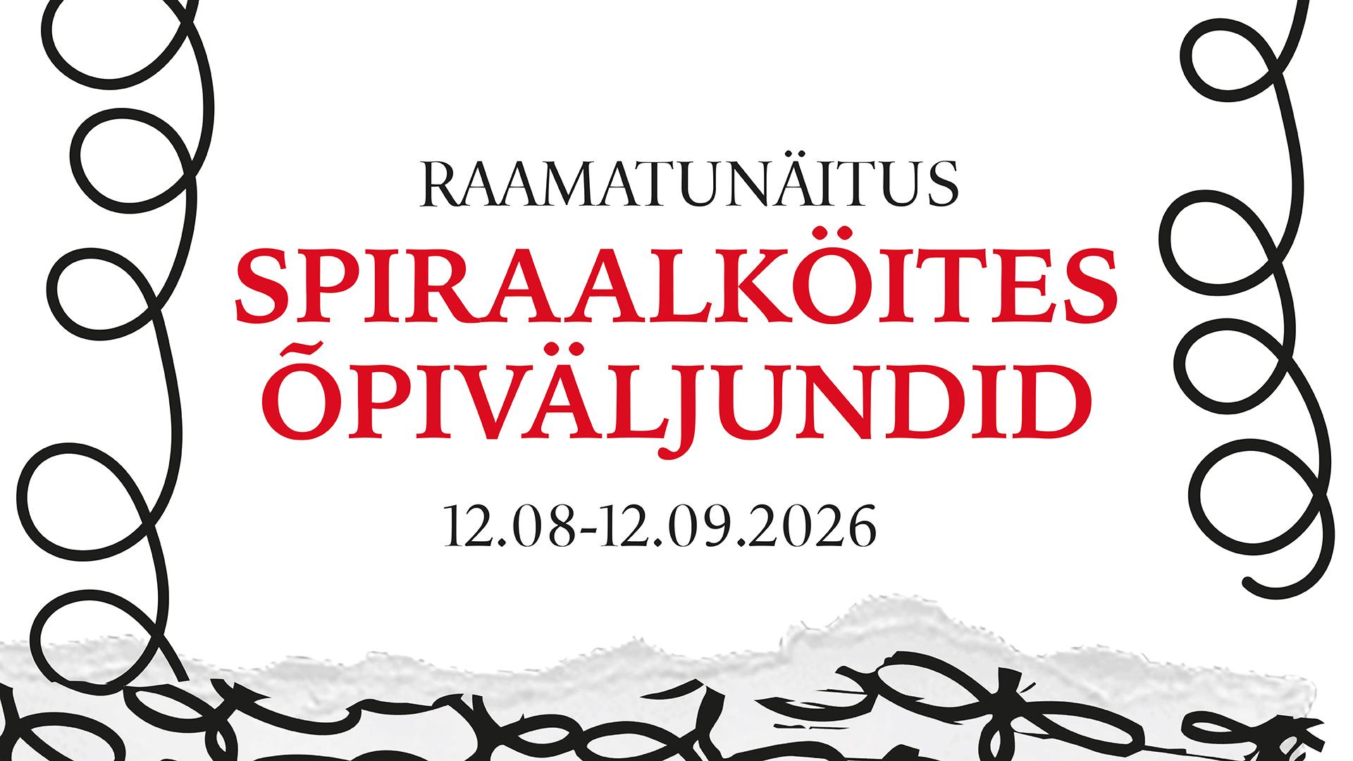 Spiraalköites õpiväljundid. Pallase tudengite raamatunäitus