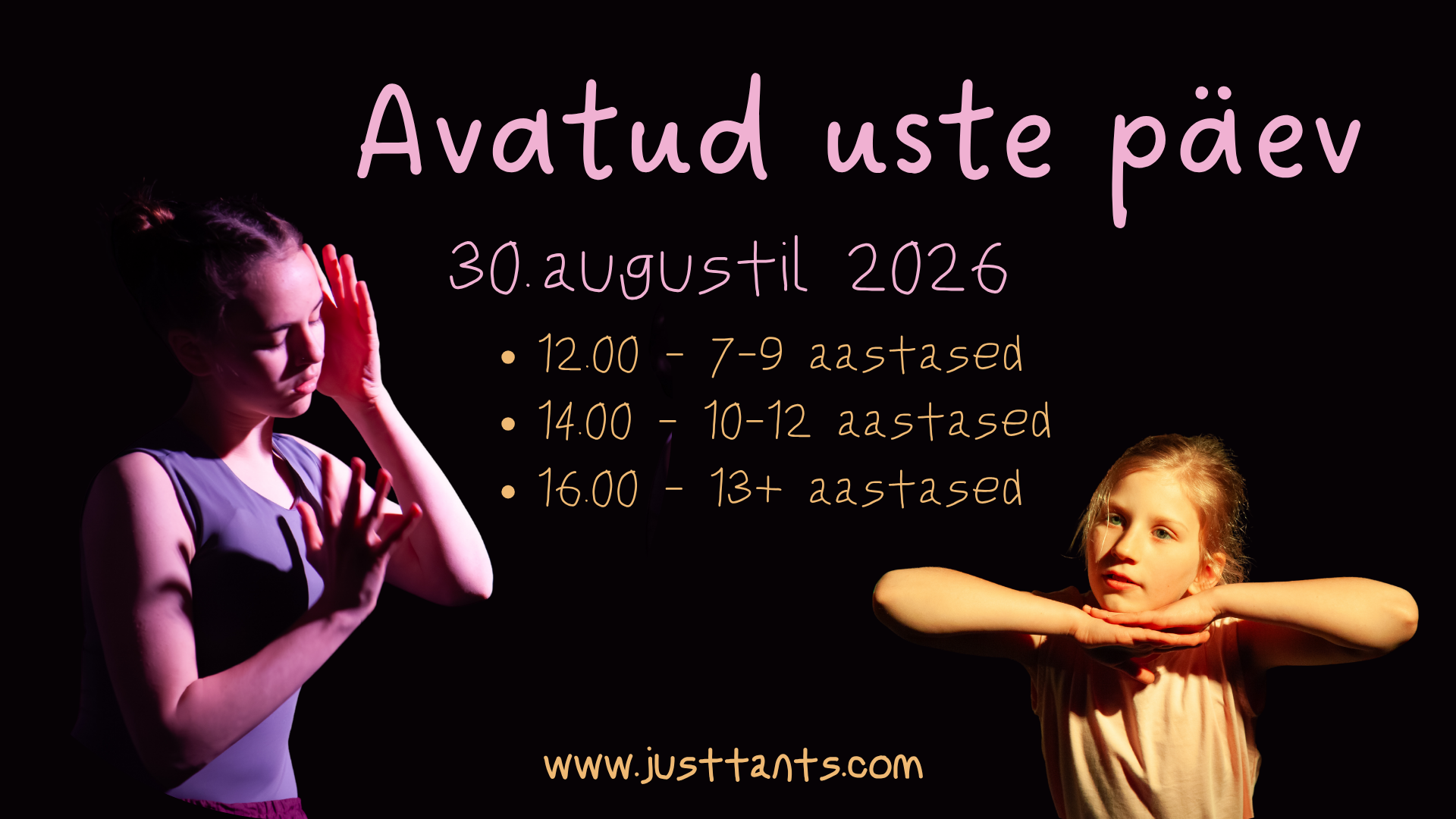 Avatud tunnid ja uute õpilaste vastuvõtt