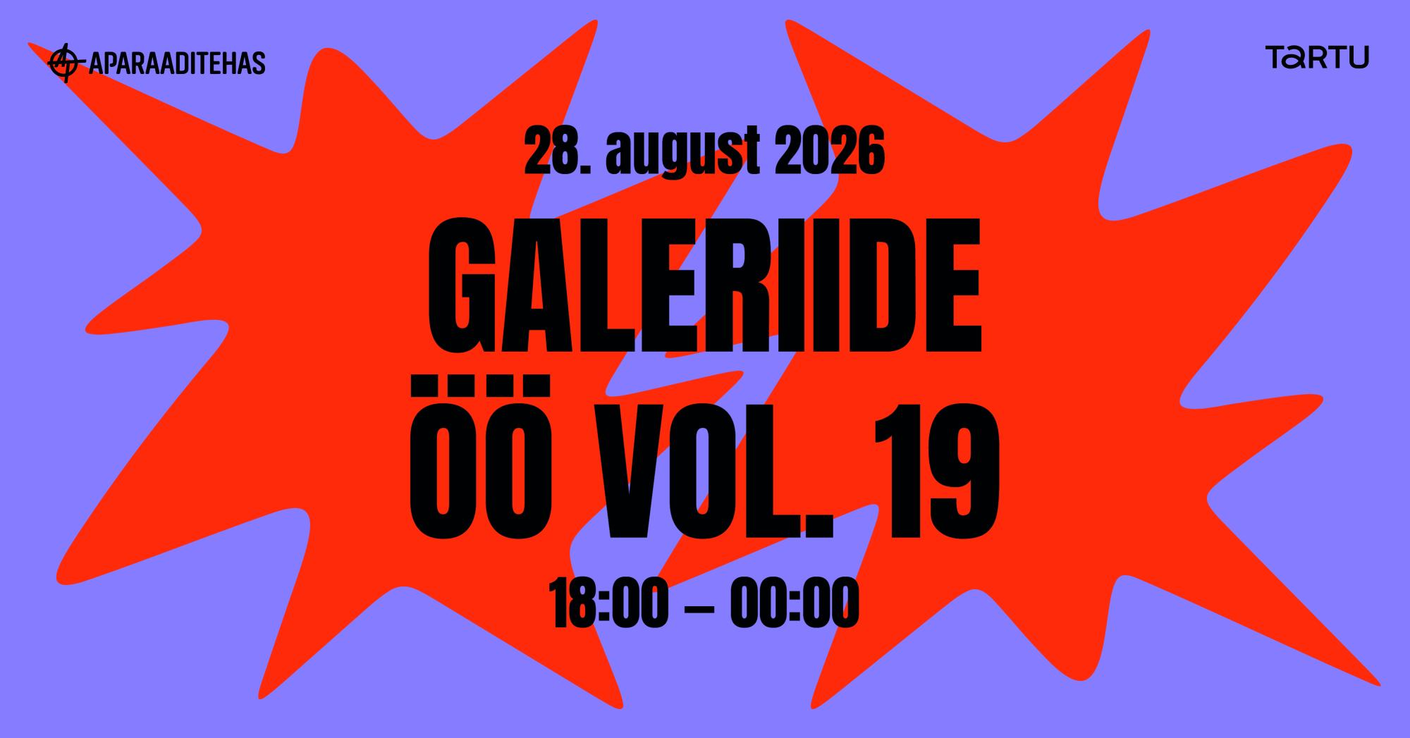 Galeriide öö vol 19